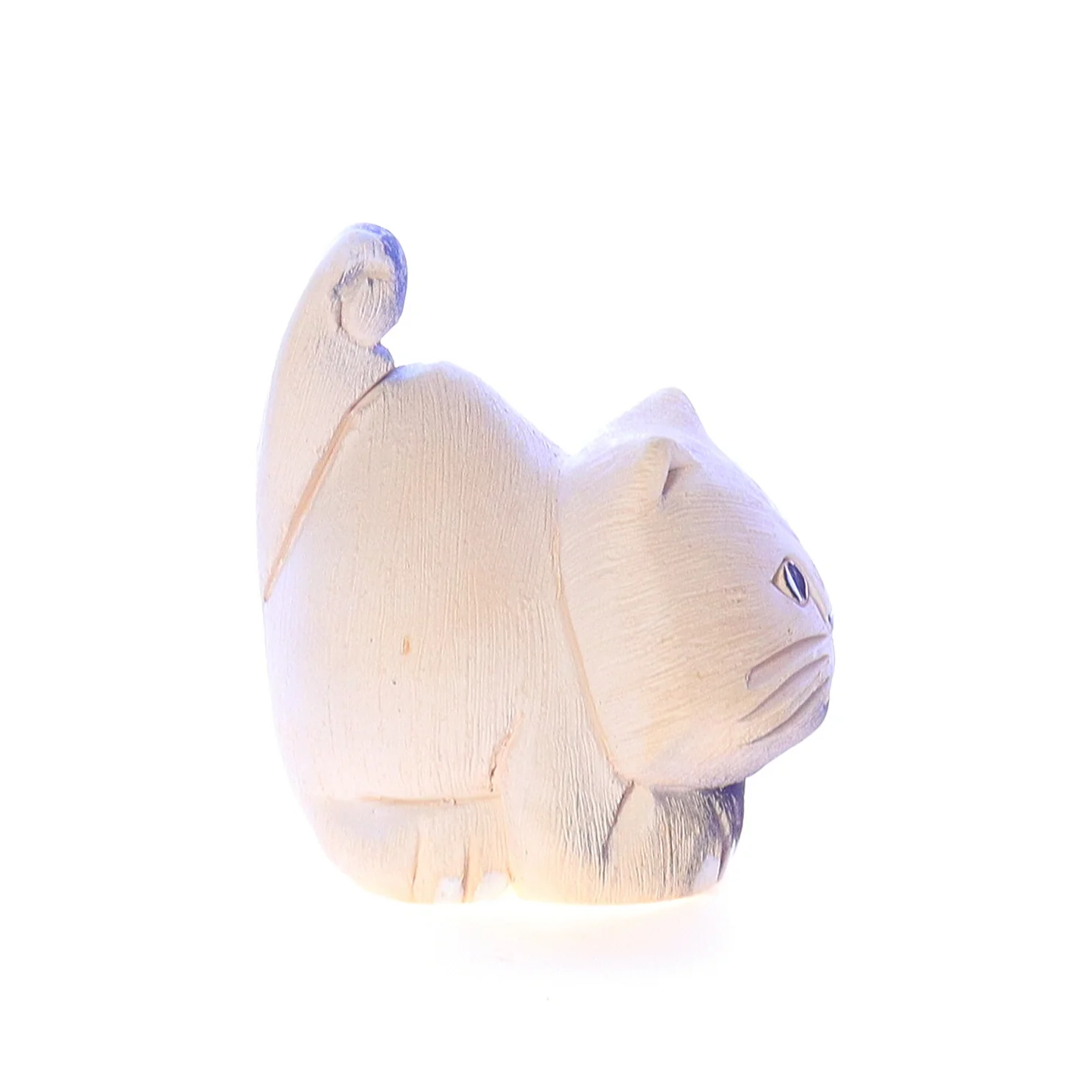 Artesania Rinconada Vintage Ceramic Cat Signed Figurine 1970 3.5" - Image 7