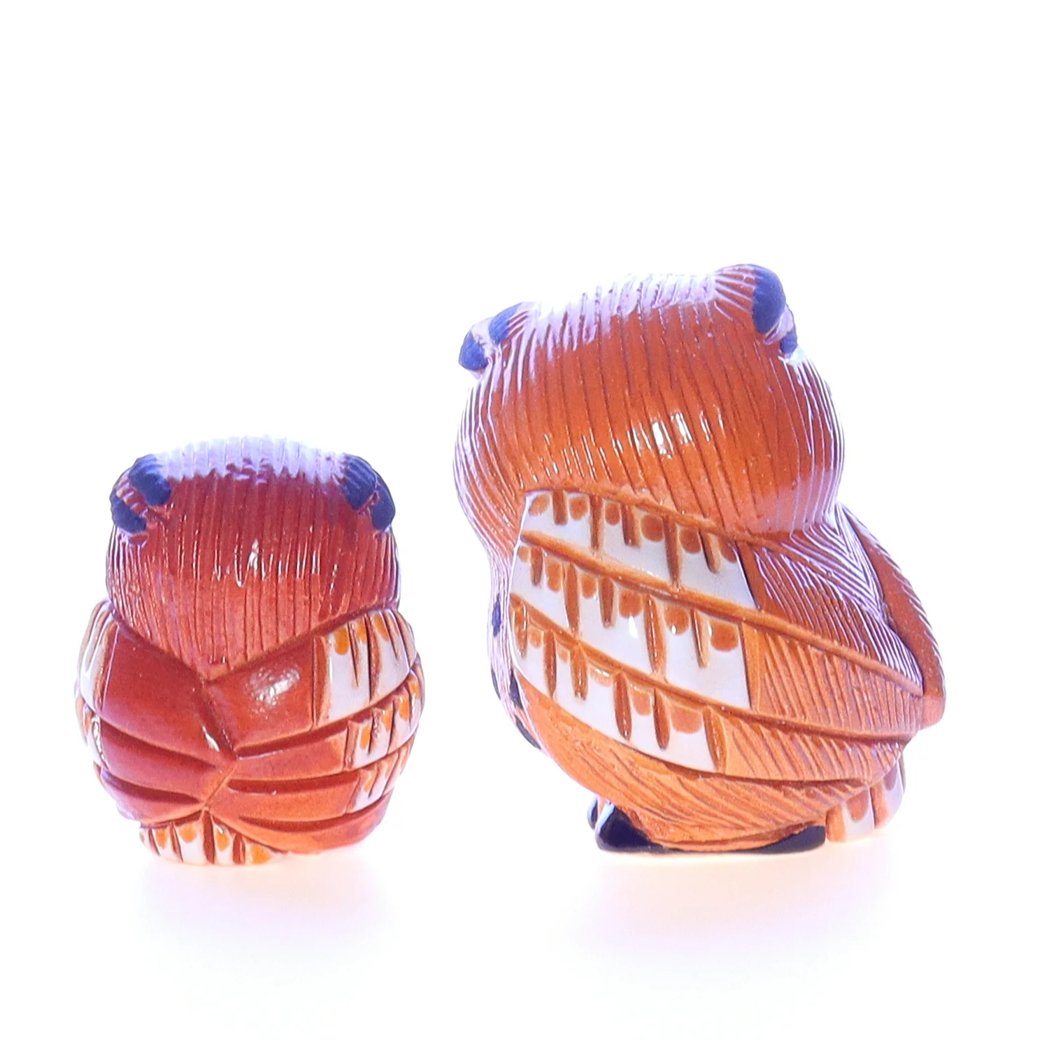 Artesania Rinconada Vintage Ceramic Owl Figurine 3.25" - Image 5