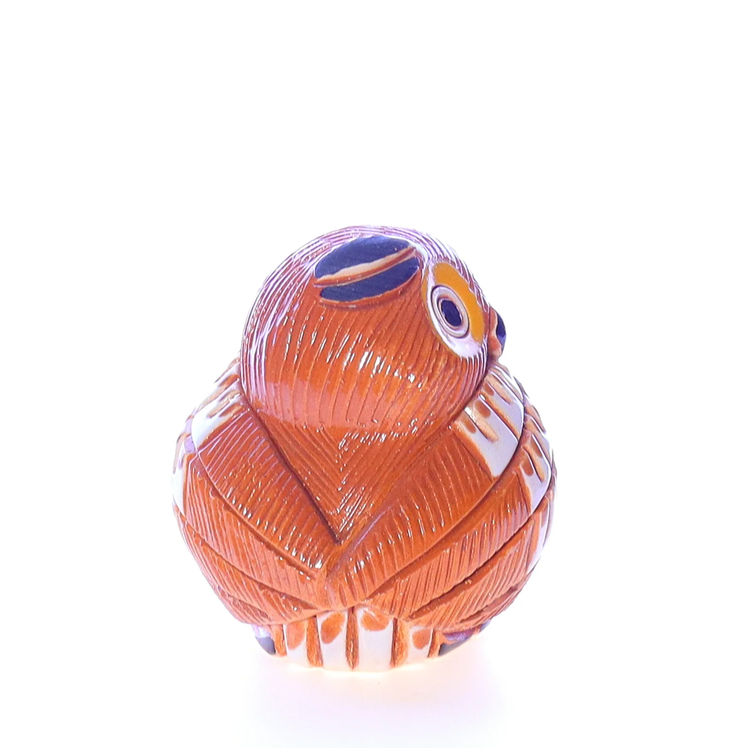 Artesania Rinconada Vintage Ceramic Owl Figurine 3.25" - Image 7