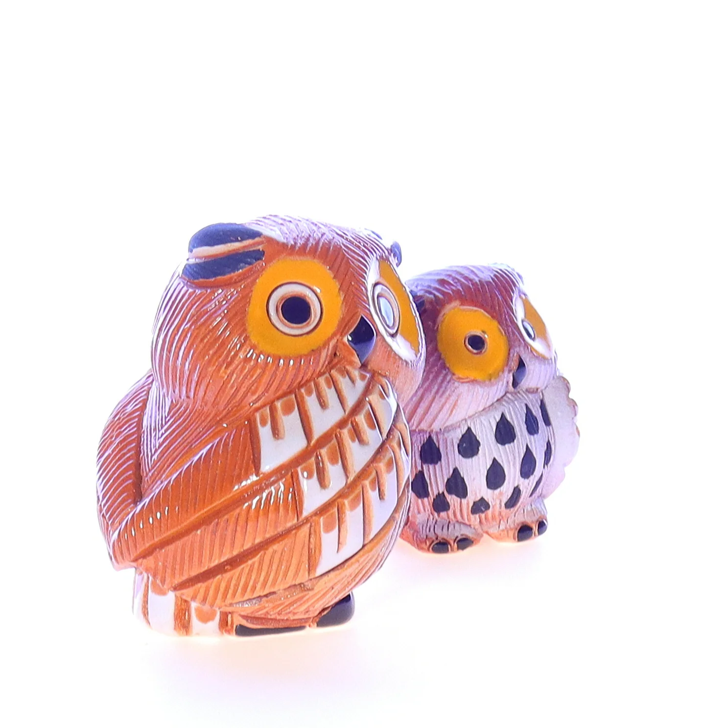 Artesania Rinconada Vintage Ceramic Owl Figurine 3.25" - Image 8