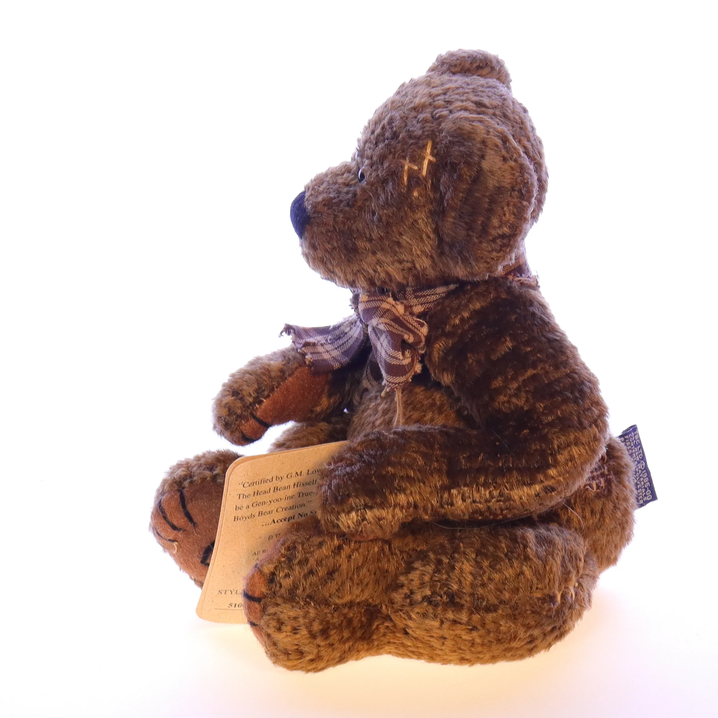 Boyds Bears Collection Plush with Tags J.B. Bean & Associates 51000-05 1985 6" - Image 3