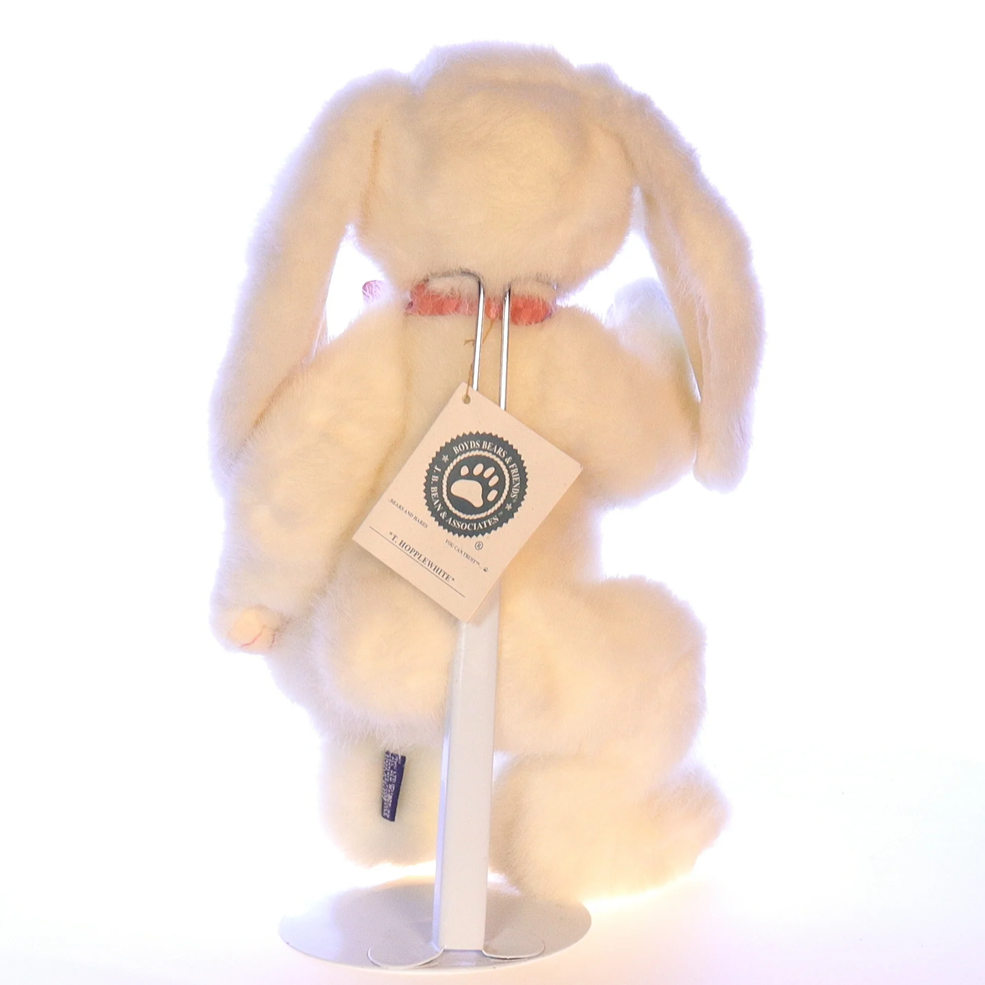 Boyds Bears Collection Plush with Tags Bunny 52200-01 T. Hopplewhite 1985 12" - Image 5