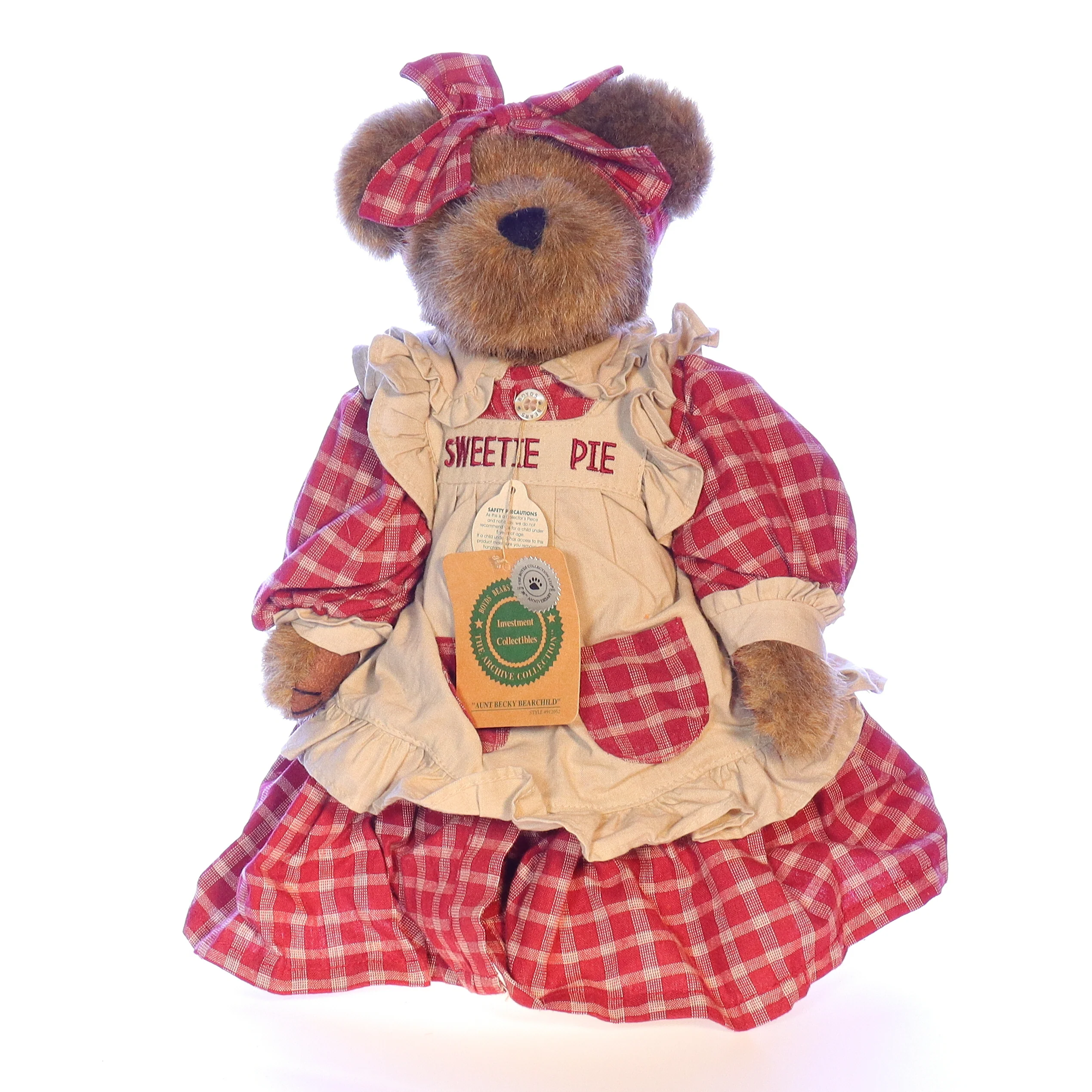 Boyds Bears Collection Plush with Tags The Archive Collection 912052 1990 12"