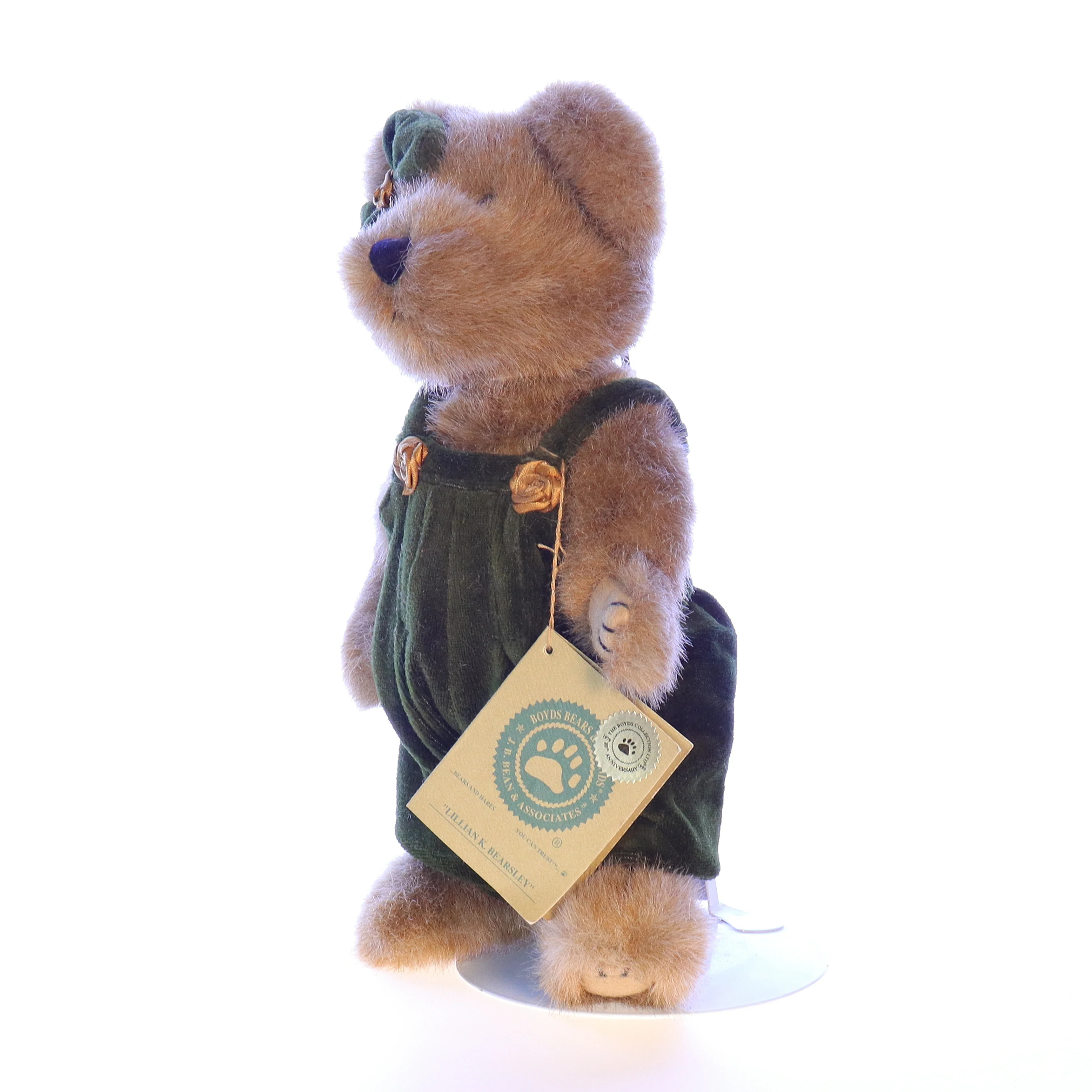 Boyds Bears Collection Plush with Tags J.B. Bean & Associates 91743 1985 10" - Image 2