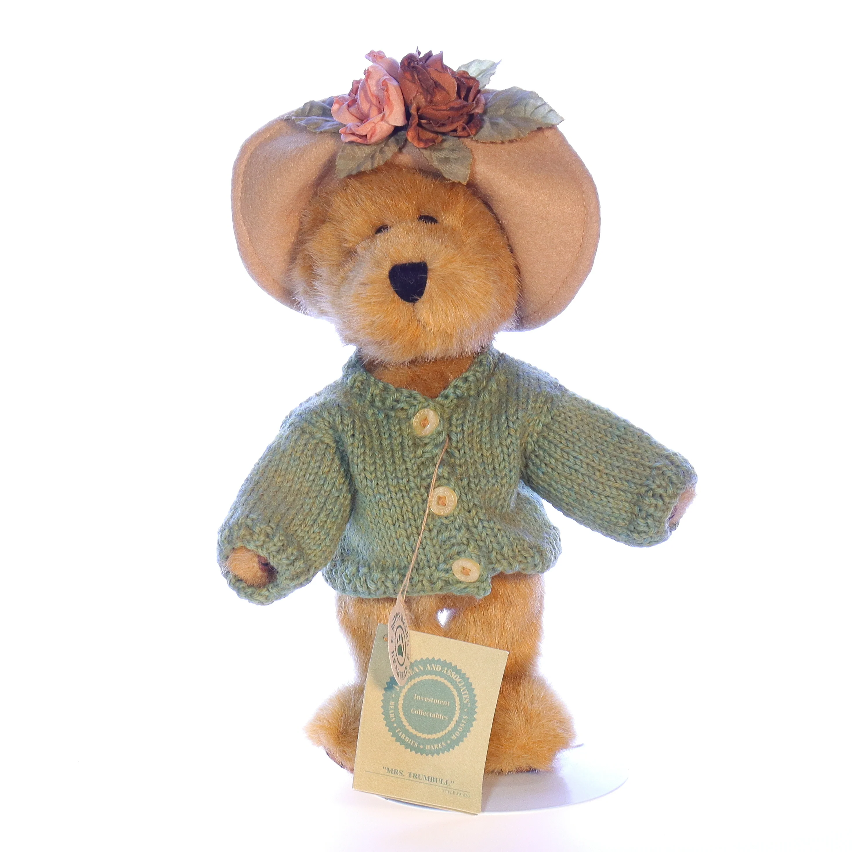 Boyds Bears Collection Plush with Tags Fashion 91833 Mrs. Trumbull 1985 11"