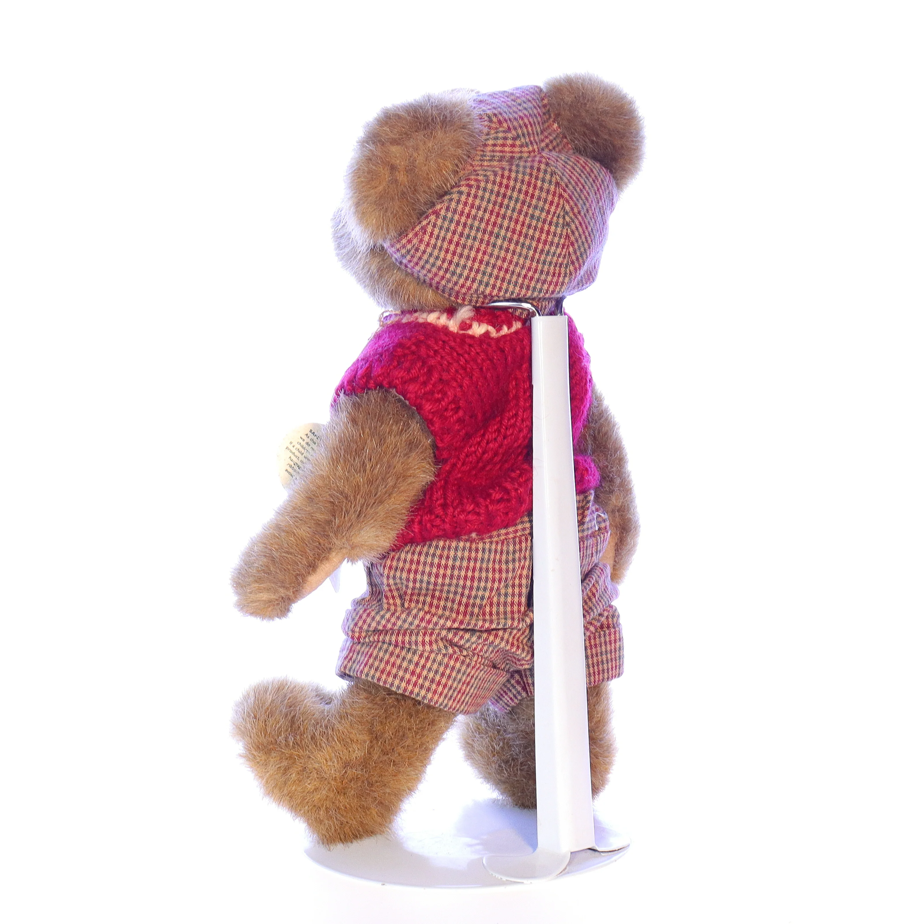 Boyds Bears Collection Plush with Tags T.J.'s Best Dressed 918339 1988 10" - Image 4