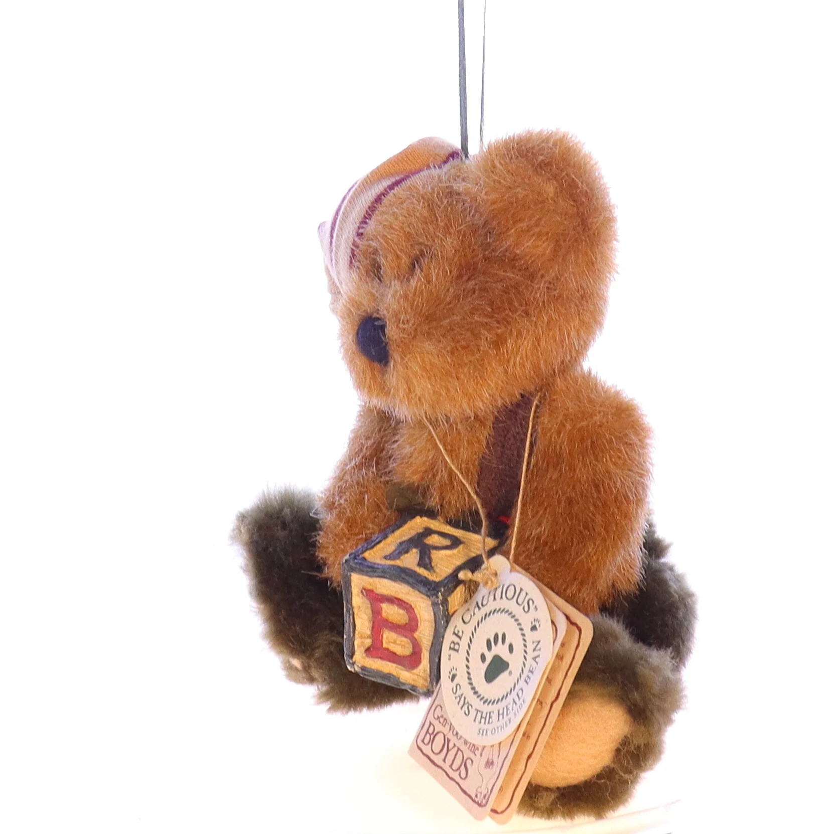Boyds Bears Collection Plush with Tags Christmas Ornament 93374V Otis T. Elf 5" - Image 2