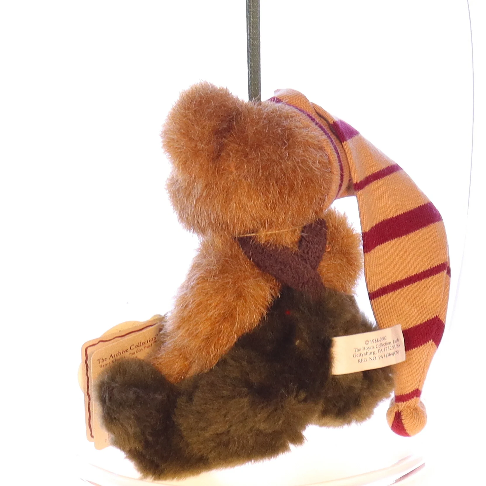 Boyds Bears Collection Plush with Tags Christmas Ornament 93374V Otis T. Elf 5" - Image 4