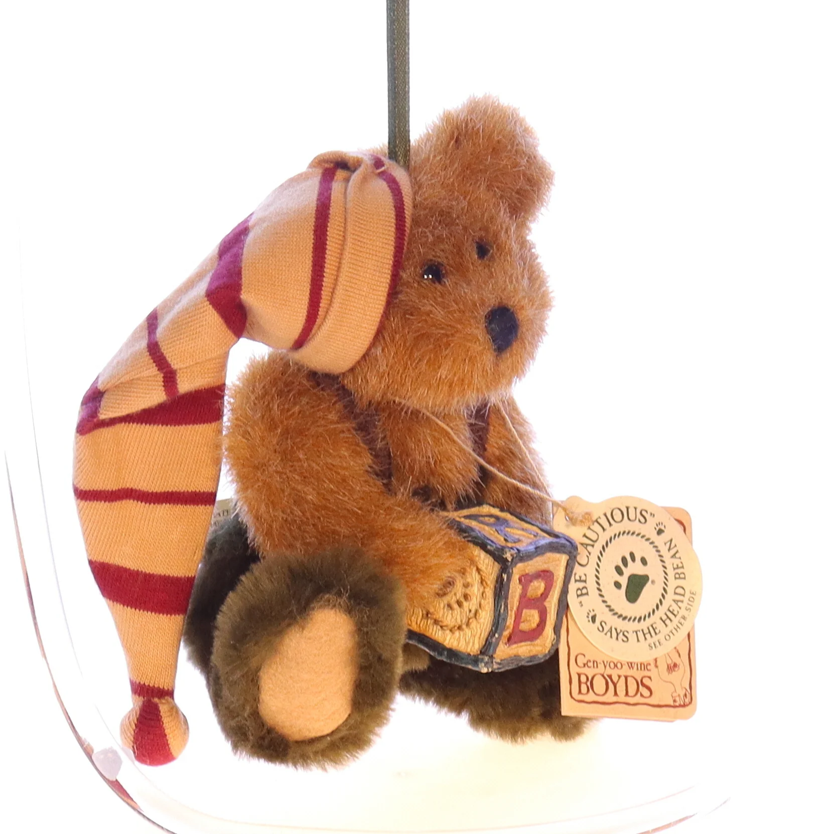 Boyds Bears Collection Plush with Tags Christmas Ornament 93374V Otis T. Elf 5" - Image 8