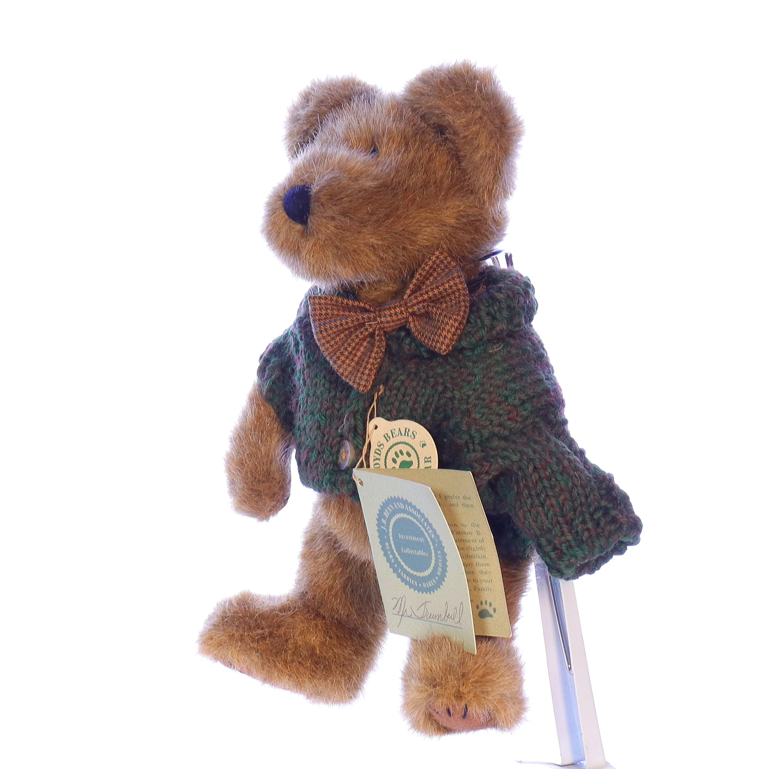 Boyds Bears Collection Plush with Tags J.B. Bean and Associates Mr. Trumbull 10" - Image 2