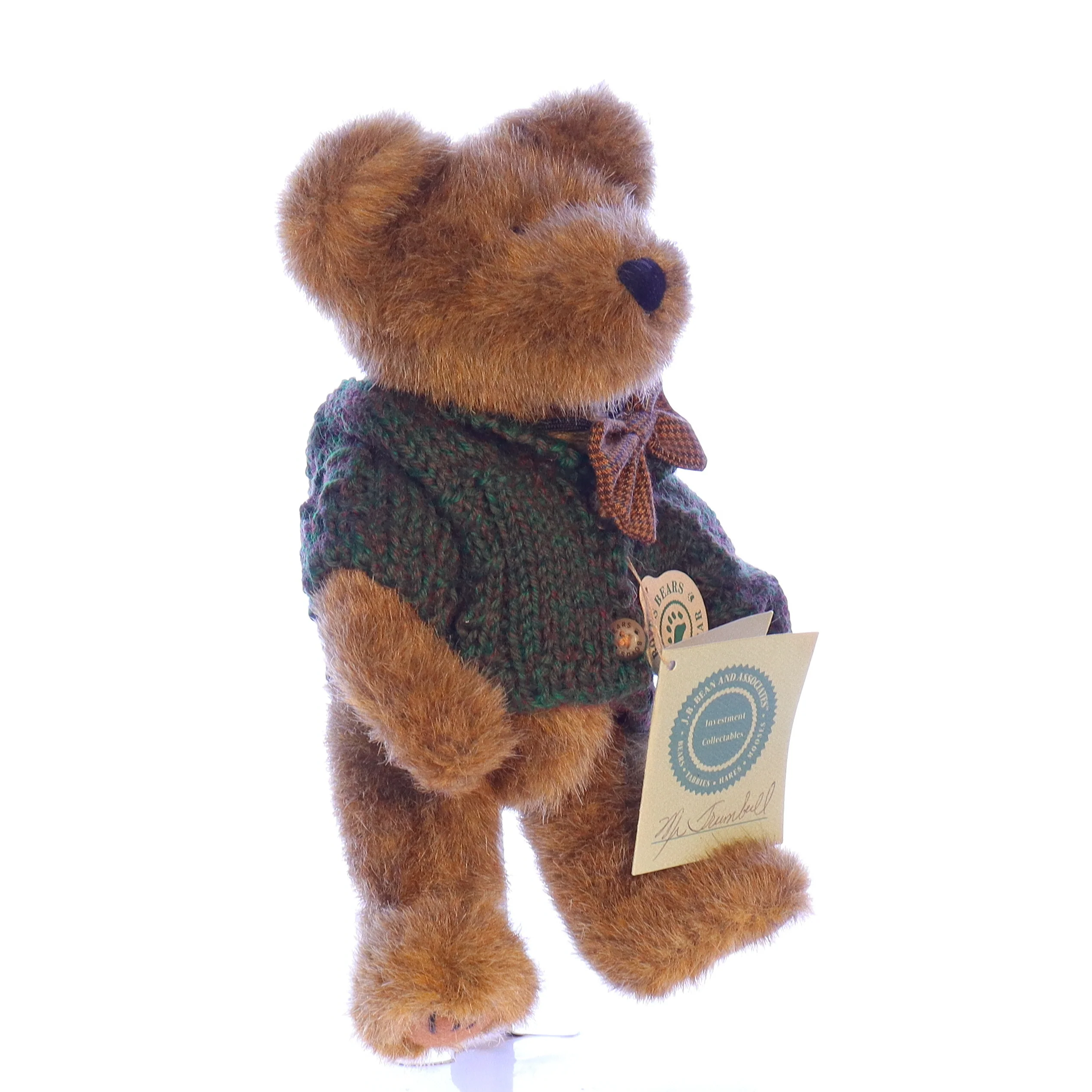 Boyds Bears Collection Plush with Tags J.B. Bean and Associates Mr. Trumbull 10" - Image 8