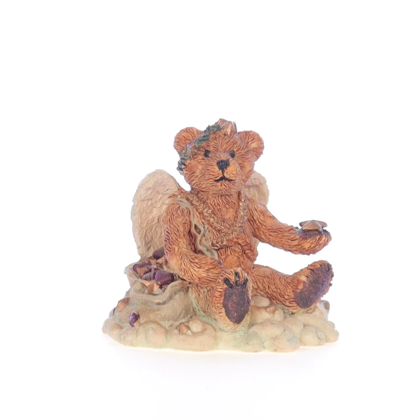 The Bearstone Collection Vintage 1993 Resin Figurine Clarence Angel Bear 202911