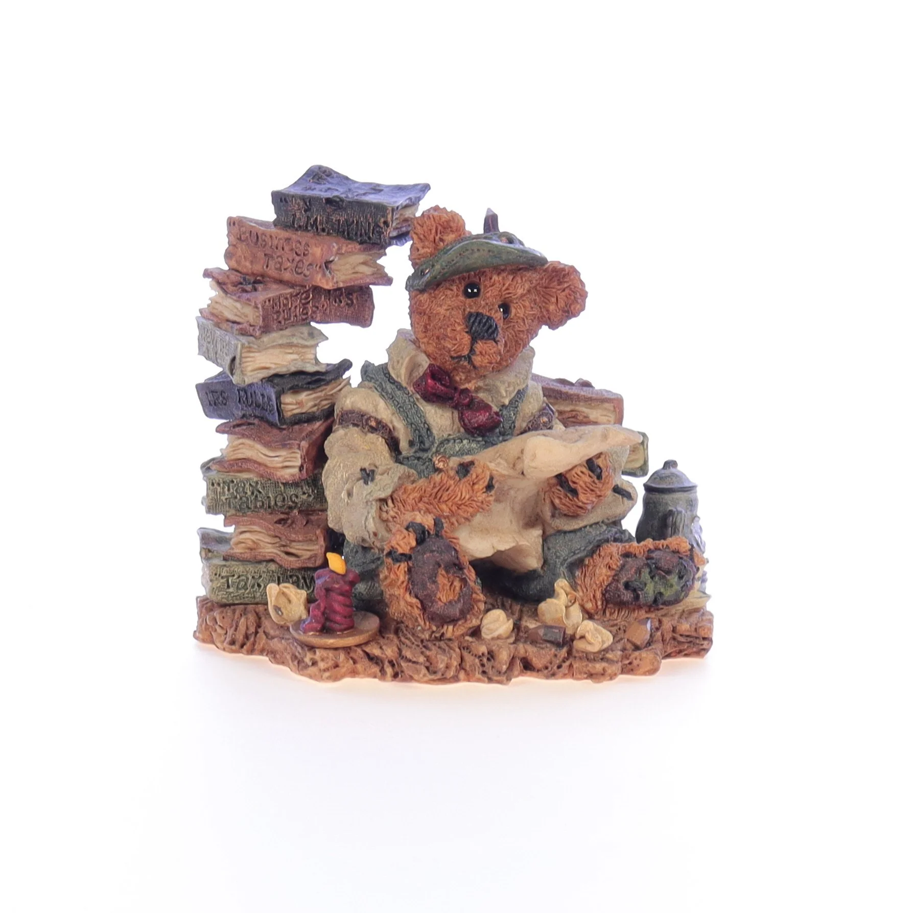 The Bearstone Collection Vintage 1994 Resin Figurine Otis ... Tax Time 2262