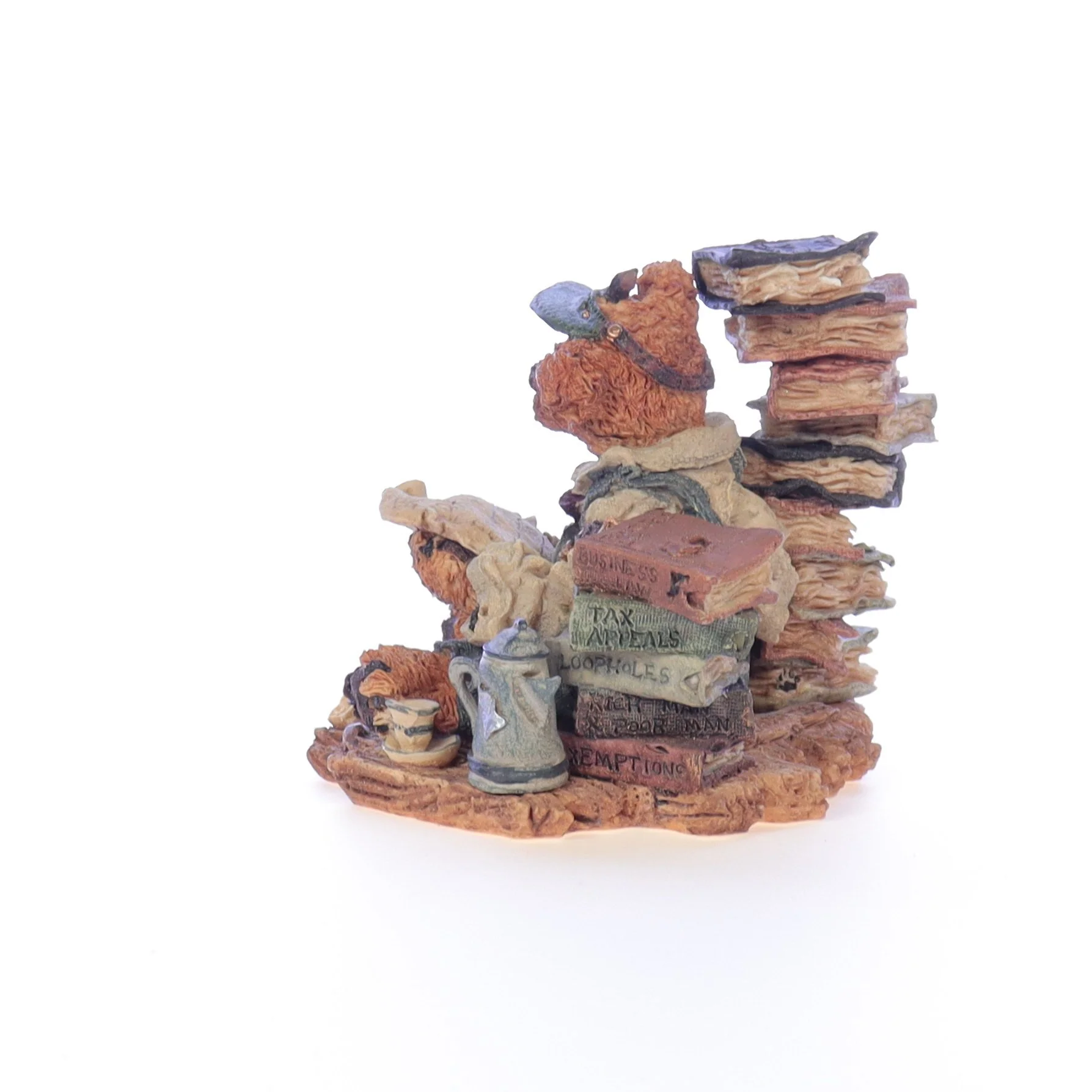 The Bearstone Collection Vintage 1994 Resin Figurine Otis ... Tax Time 2262 - Image 4