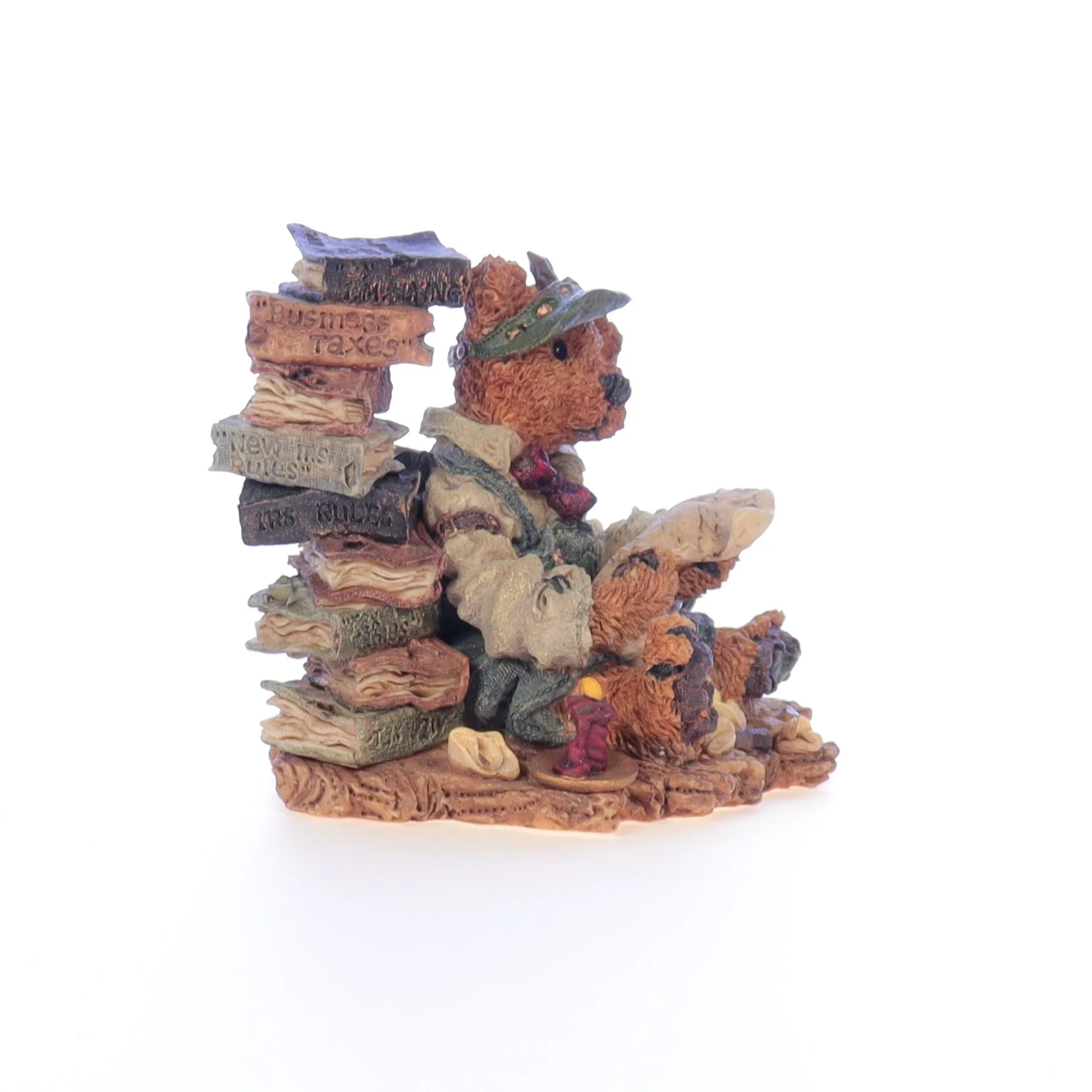 The Bearstone Collection Vintage 1994 Resin Figurine Otis ... Tax Time 2262 - Image 8