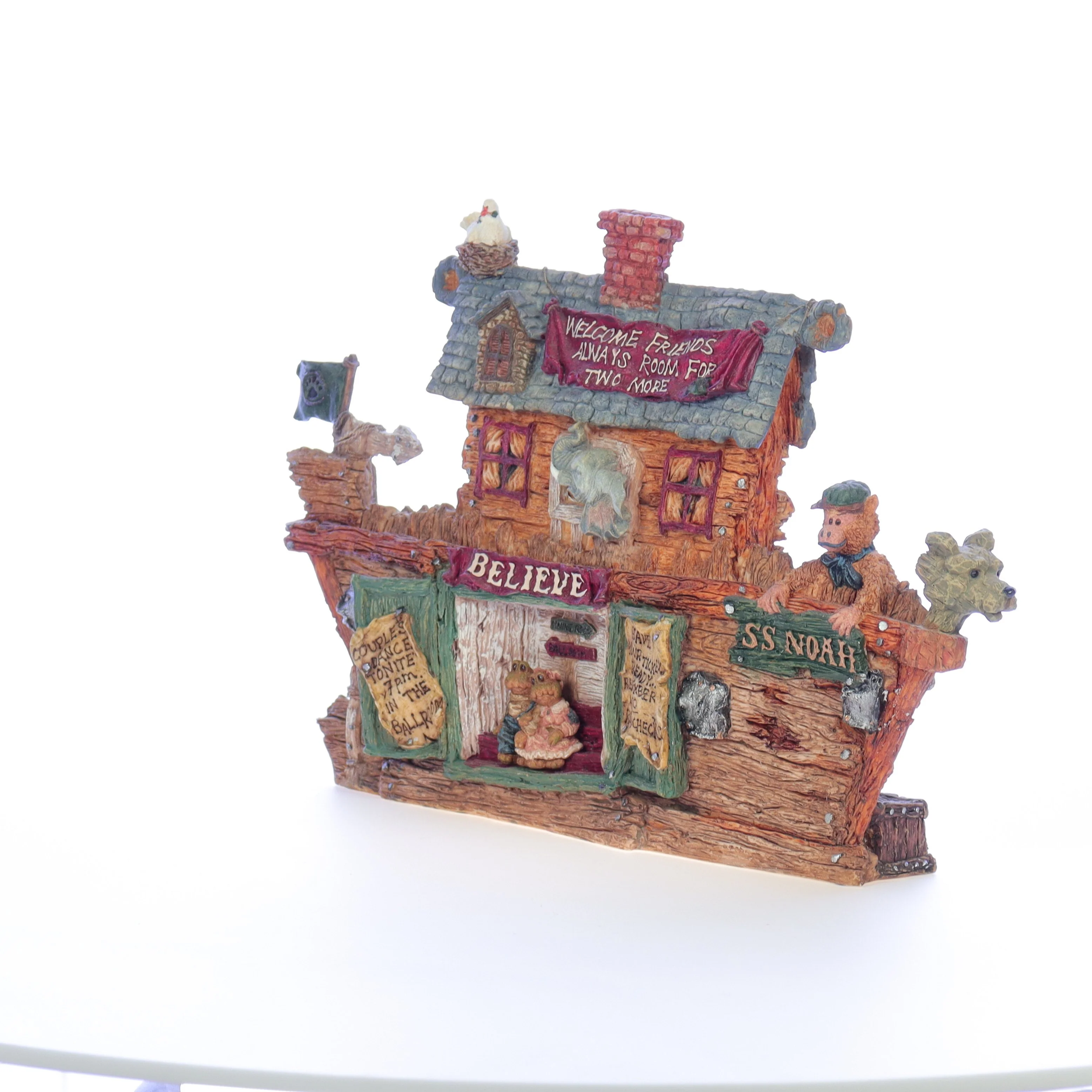 The Bearstone Collection Vintage 1999 Resin Figurine S.S. Noah ... The Ark 2450 - Image 2