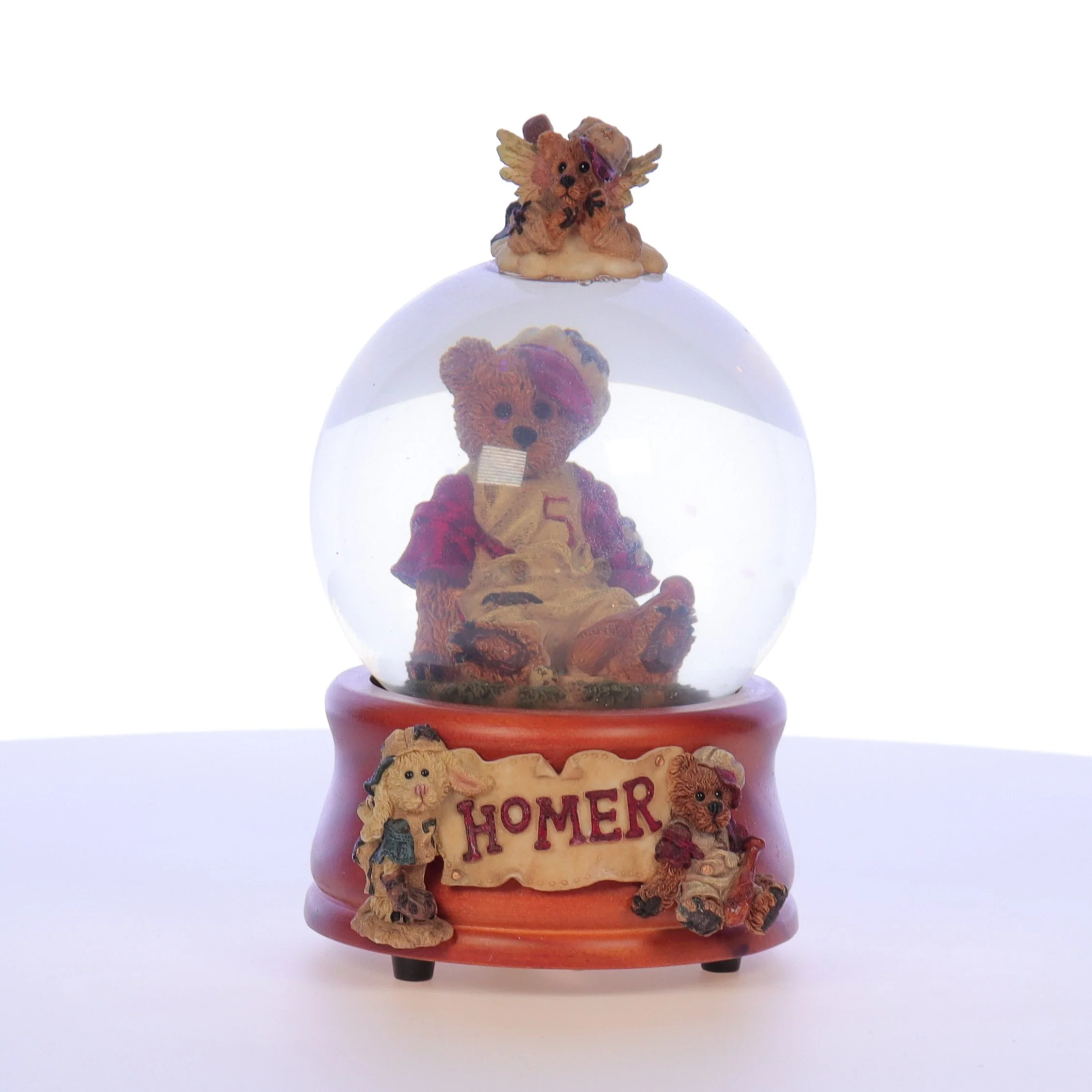 The Bearstone Collection Vintage 1994 Resin Figurine Homer on the Plate 270550