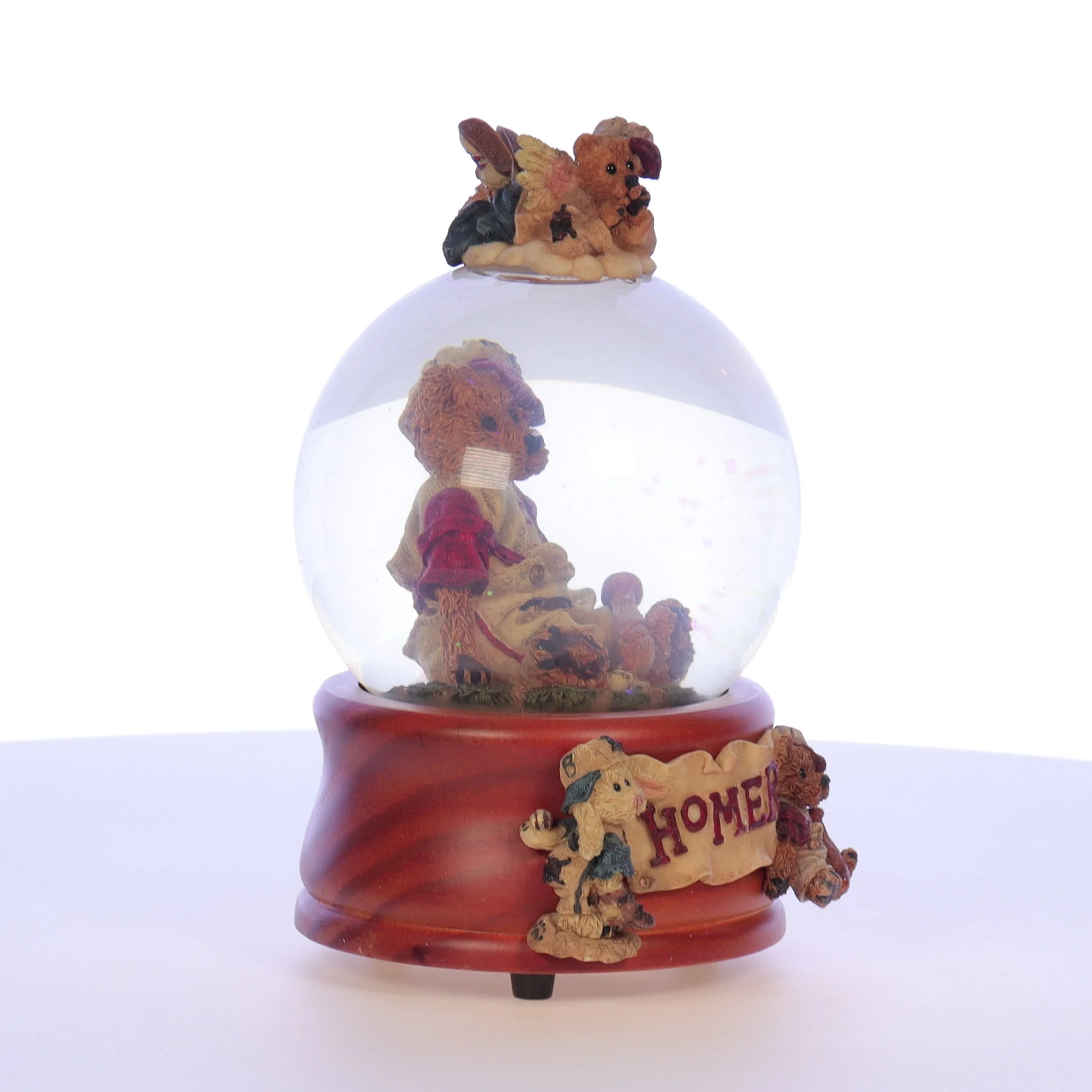 The Bearstone Collection Vintage 1994 Resin Figurine Homer on the Plate 270550 - Image 8