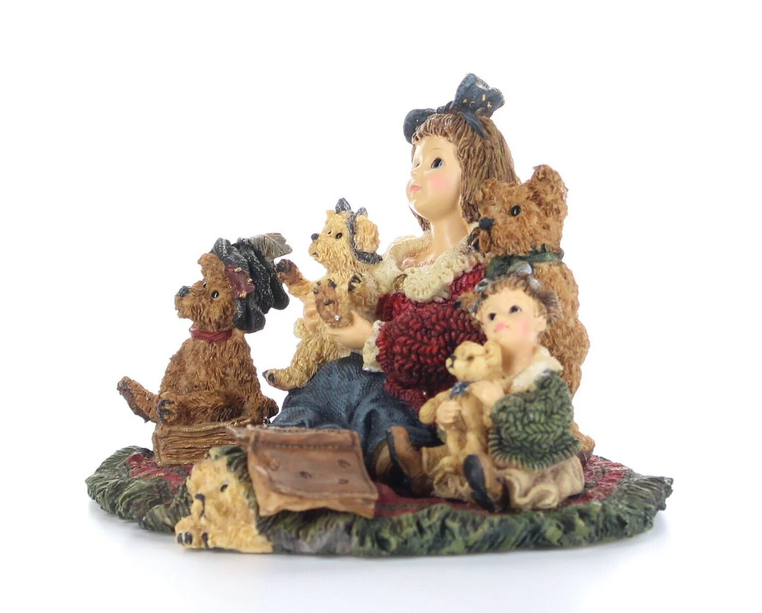 Boyds Bears Dollstone Figurine Kelly & Company The Bear Collector #3542 Box - Image 2