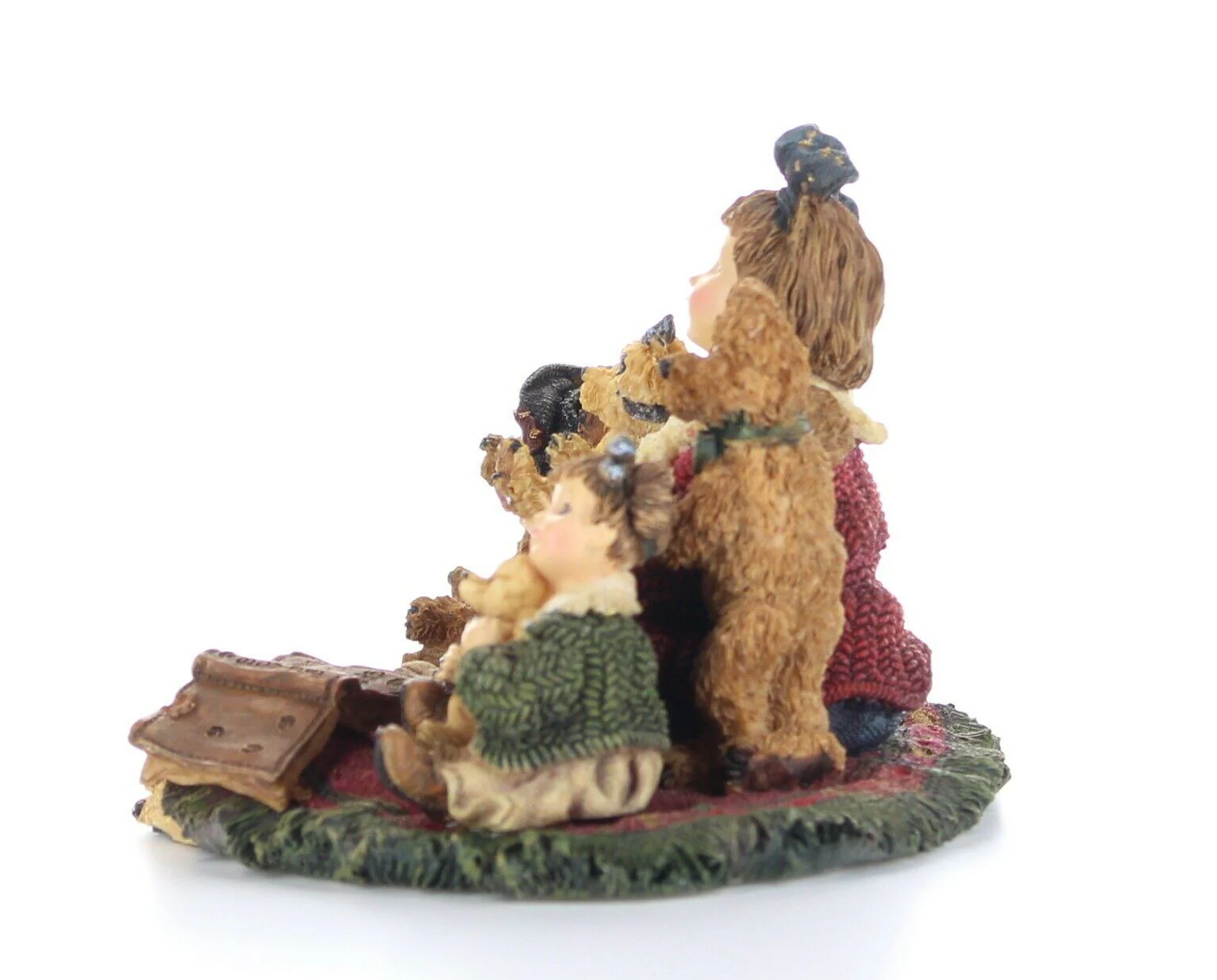 Boyds Bears Dollstone Figurine Kelly & Company The Bear Collector #3542 Box - Image 3