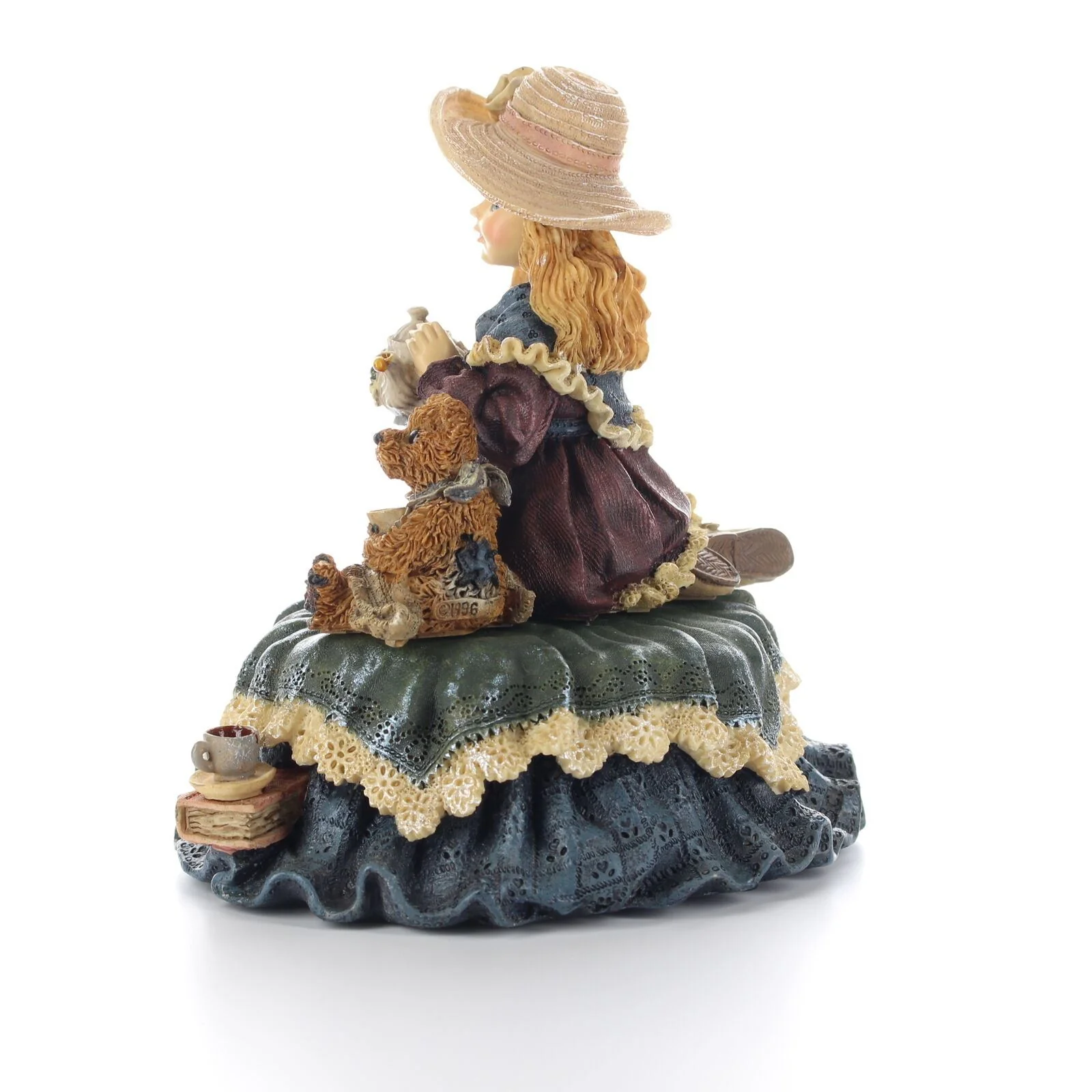 Boyds Bears Figurine Yesterdays Child Vintage Dollstone Tea For Two Style 272001 - Image 3