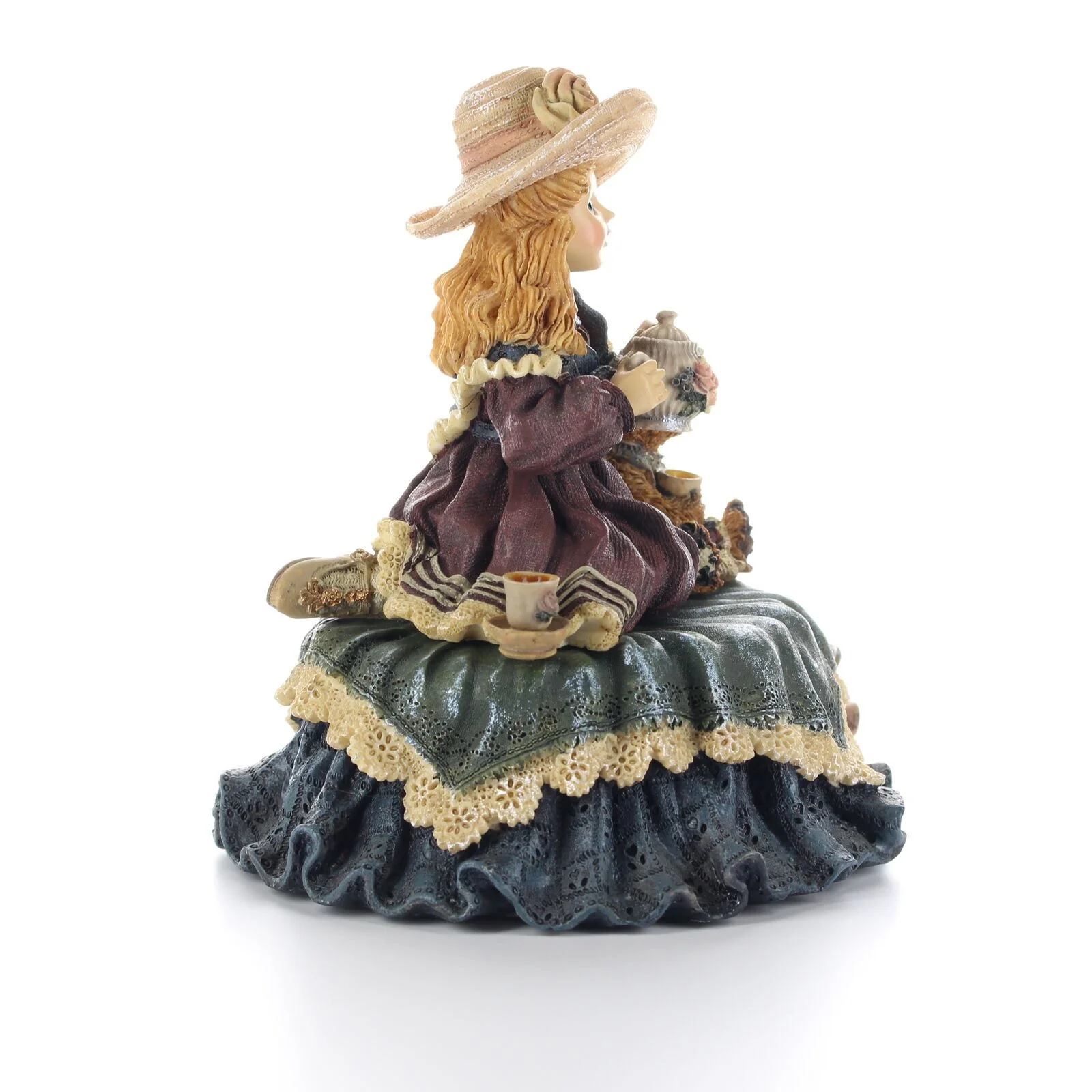 Boyds Bears Figurine Yesterdays Child Vintage Dollstone Tea For Two Style 272001 - Image 7