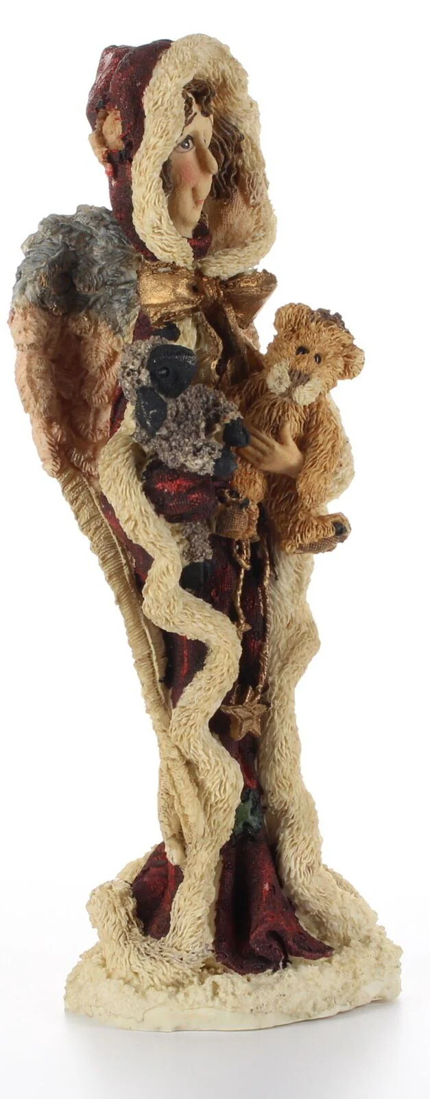 Boyds Bears Folkstone Figurine Christmas Abigail Peaceable Kingdom Style #2829 - Image 8