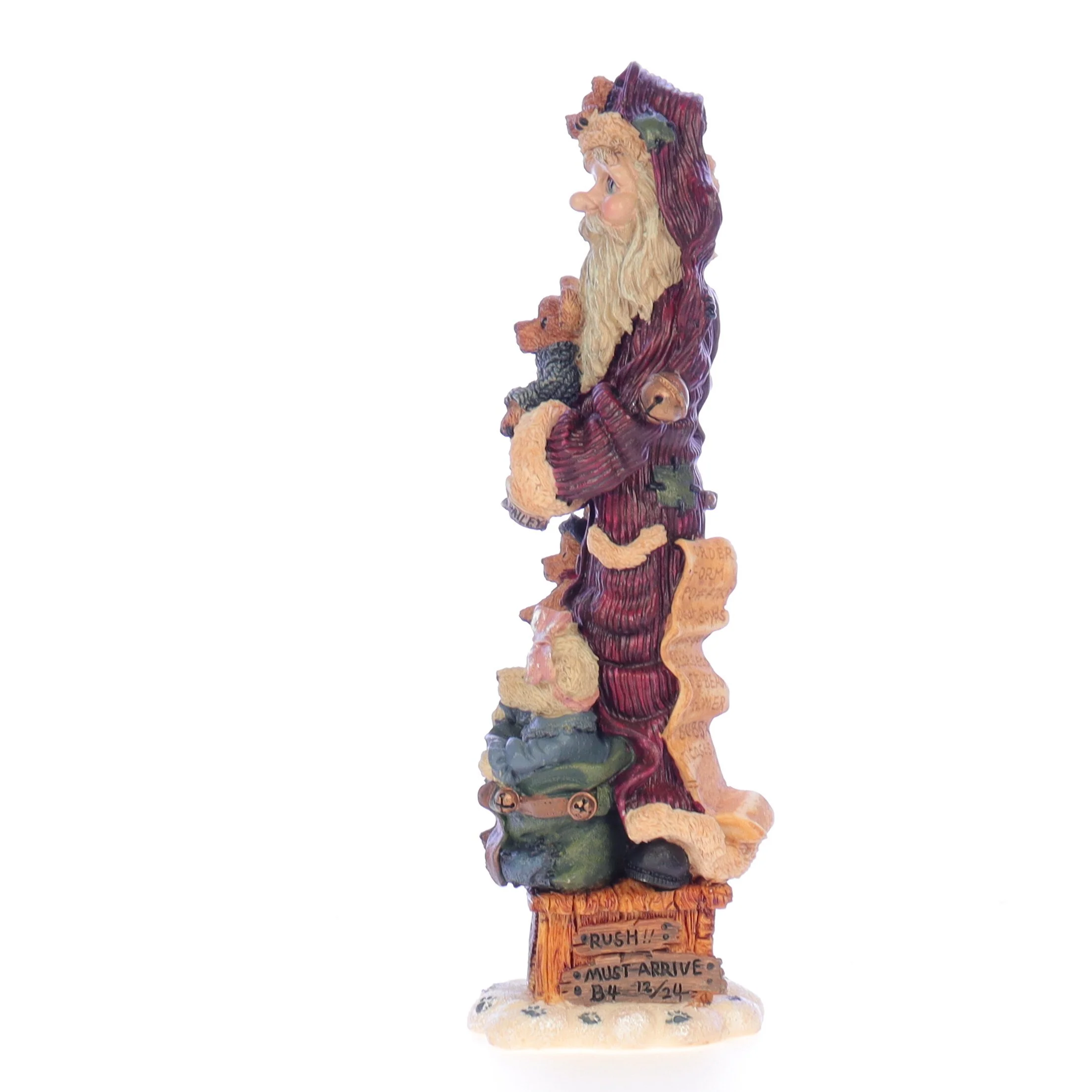 The Folkstone Collection Vintage 1996 Resin Figurine Bearly Nick and Buddies 28001 - Image 3