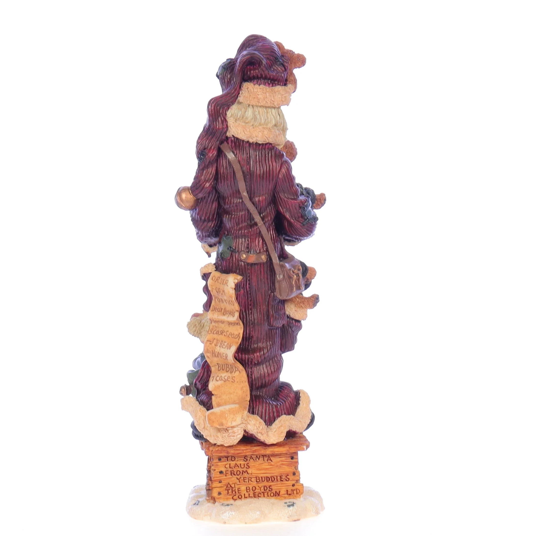 The Folkstone Collection Vintage 1996 Resin Figurine Bearly Nick and Buddies 28001 - Image 5