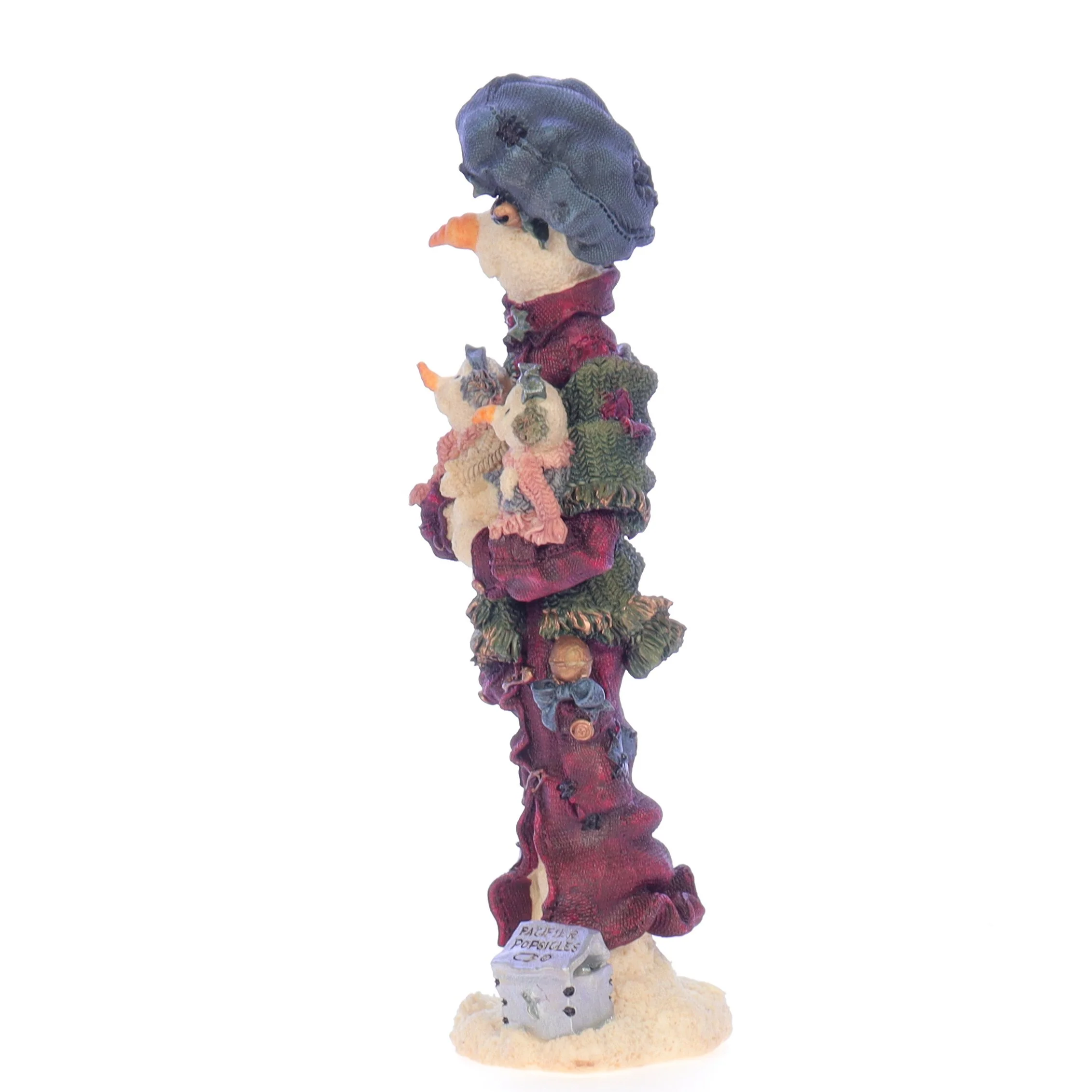 The Folkstone Collection Vintage 1996 Resin Figurine Nanny ... the Snowmom 2817 - Image 3