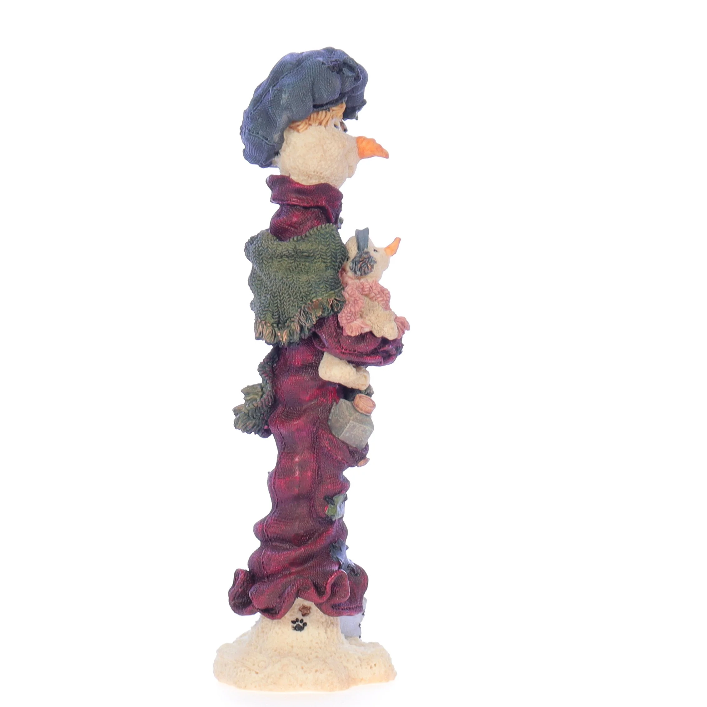 The Folkstone Collection Vintage 1996 Resin Figurine Nanny ... the Snowmom 2817 - Image 7