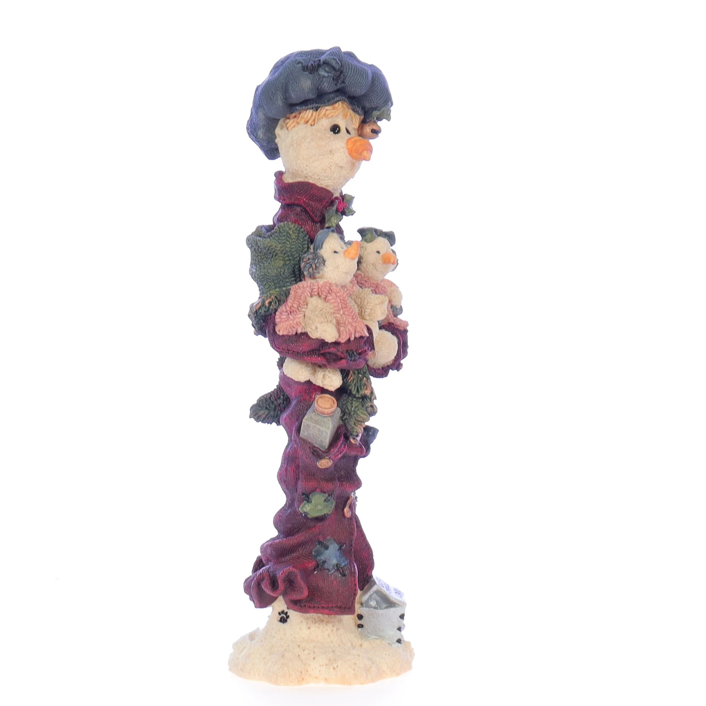 The Folkstone Collection Vintage 1996 Resin Figurine Nanny ... the Snowmom 2817 - Image 8