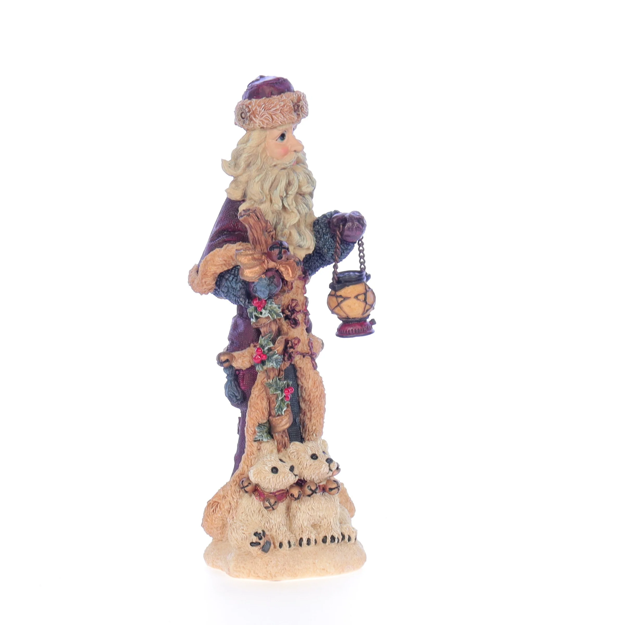 The Folkstone Collection Vintage 1996 Resin Figurine St Nick ... The Quest 2808 - Image 8