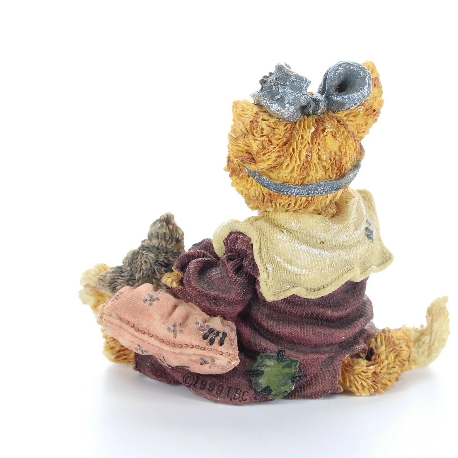 Boyds Bears Friends Bearstone 1E Vintage Figurine #371001 Maddy Purrkins Cat Nap - Image 4