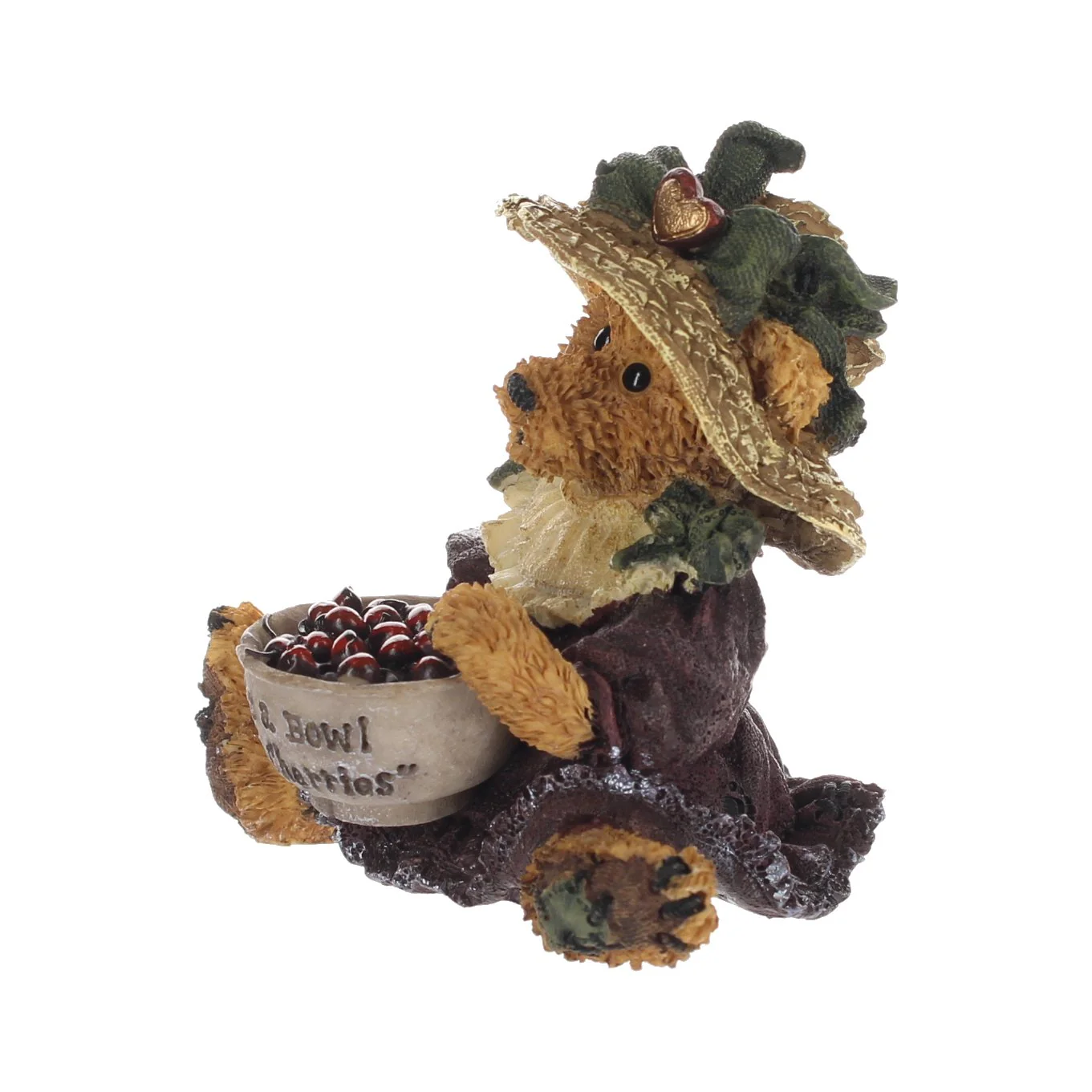 The Bearstone Collection Vintage  Resin Figurine Ada Mae ... Cherries Jubilee - Image 2