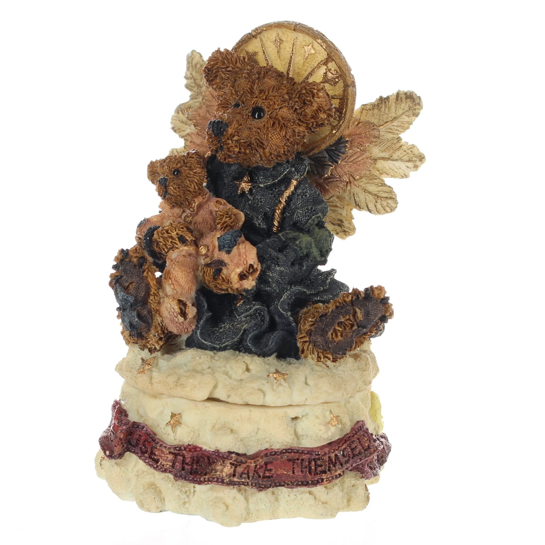 The Bearstone Collection Vintage 1995 Resin Figurine Angelicaâ€¦The Guardian 2266 - Image 2