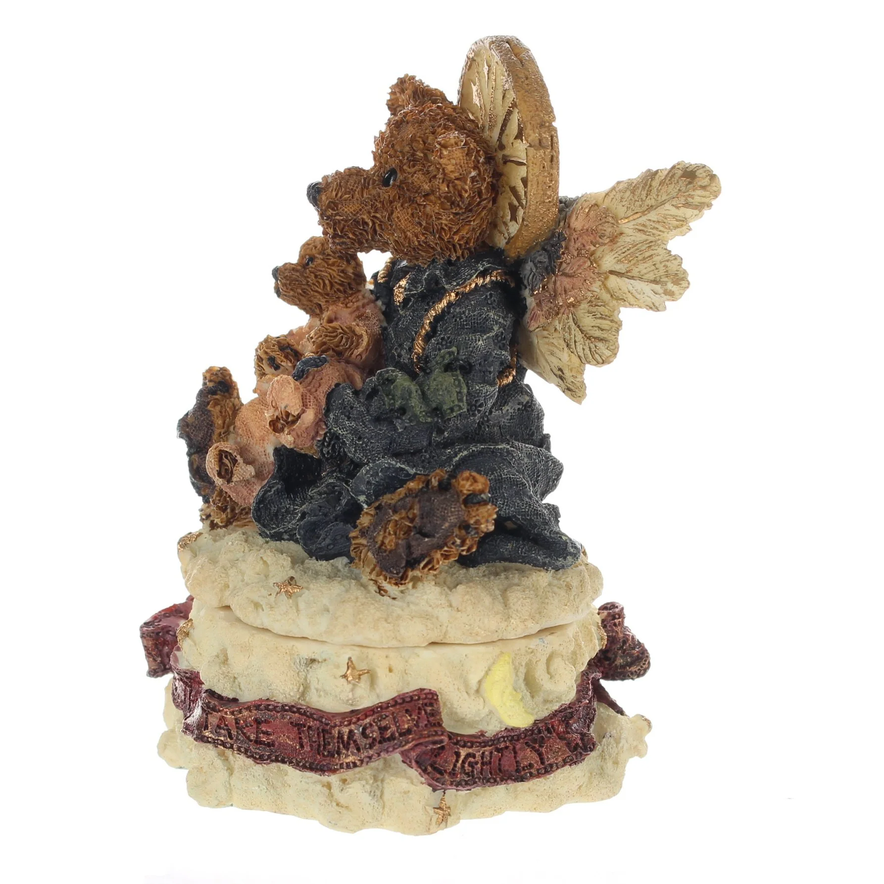 The Bearstone Collection Vintage 1995 Resin Figurine Angelicaâ€¦The Guardian 2266 - Image 3