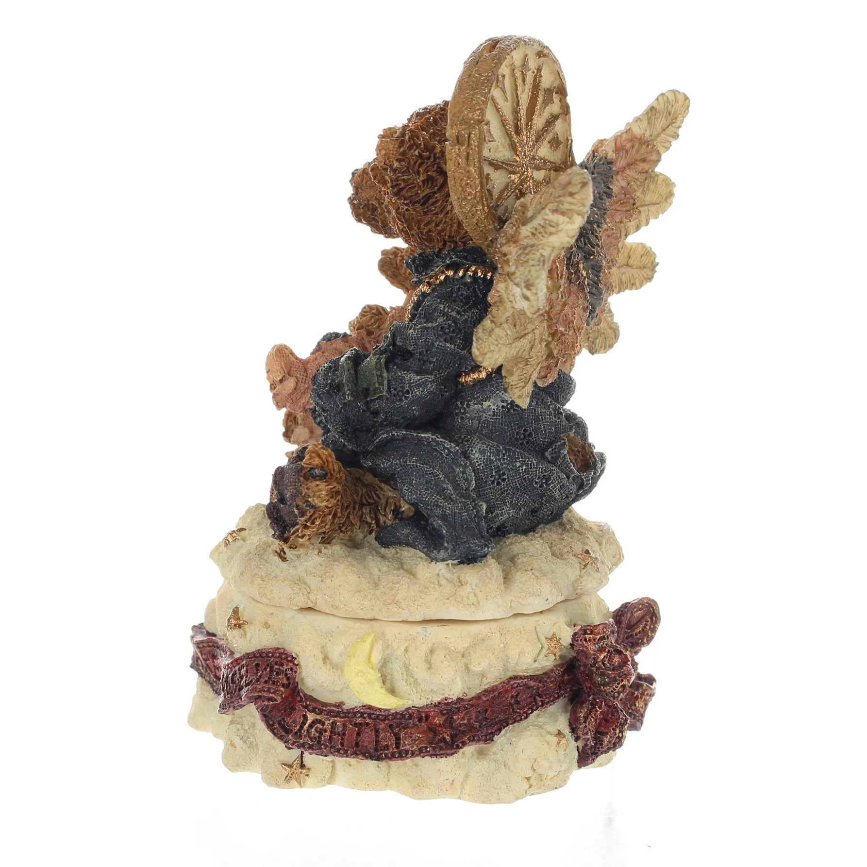 The Bearstone Collection Vintage 1995 Resin Figurine Angelicaâ€¦The Guardian 2266 - Image 4