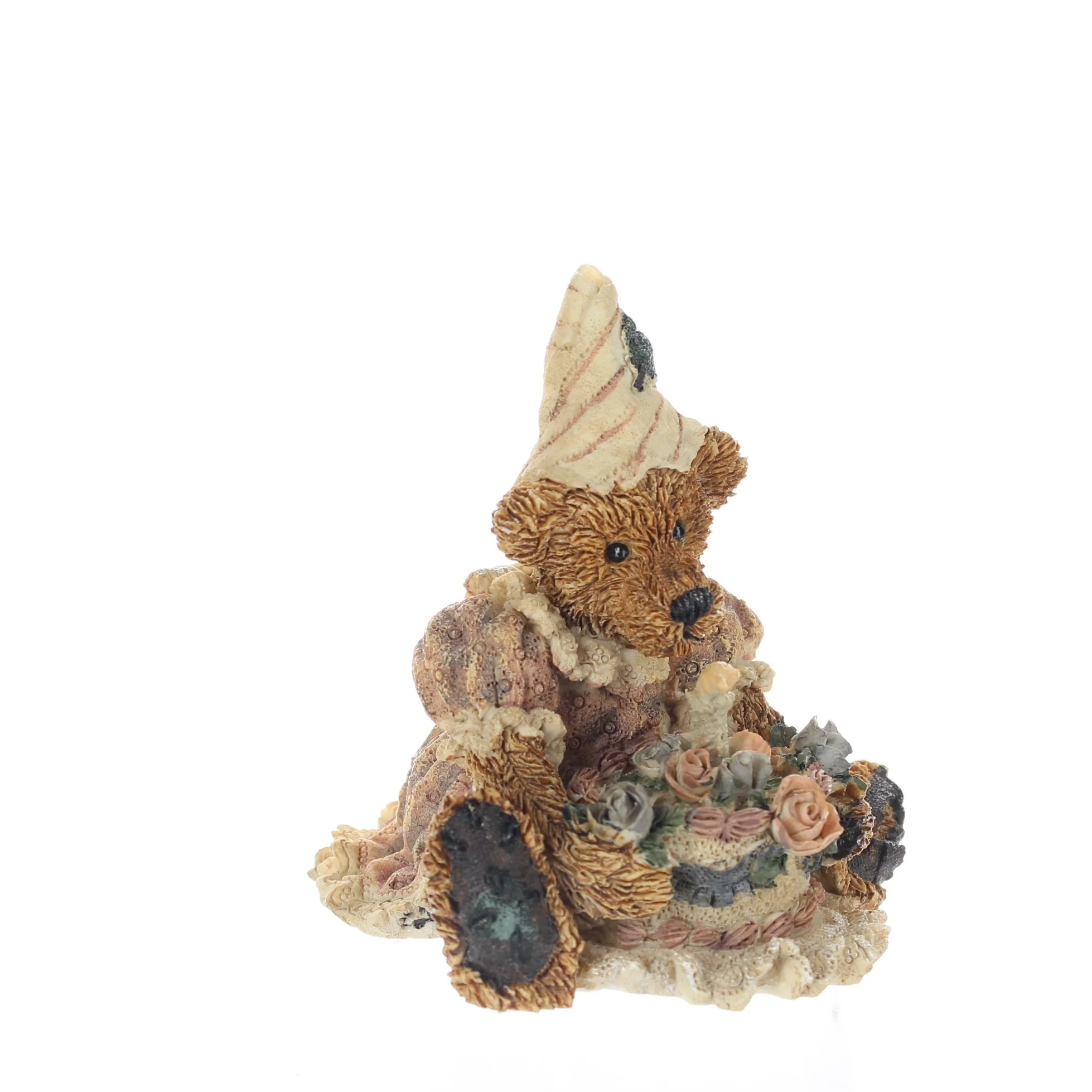 The Bearstone Collection Vintage 1992 Resin Figurine Bailey's Birthday 2014 - Image 8
