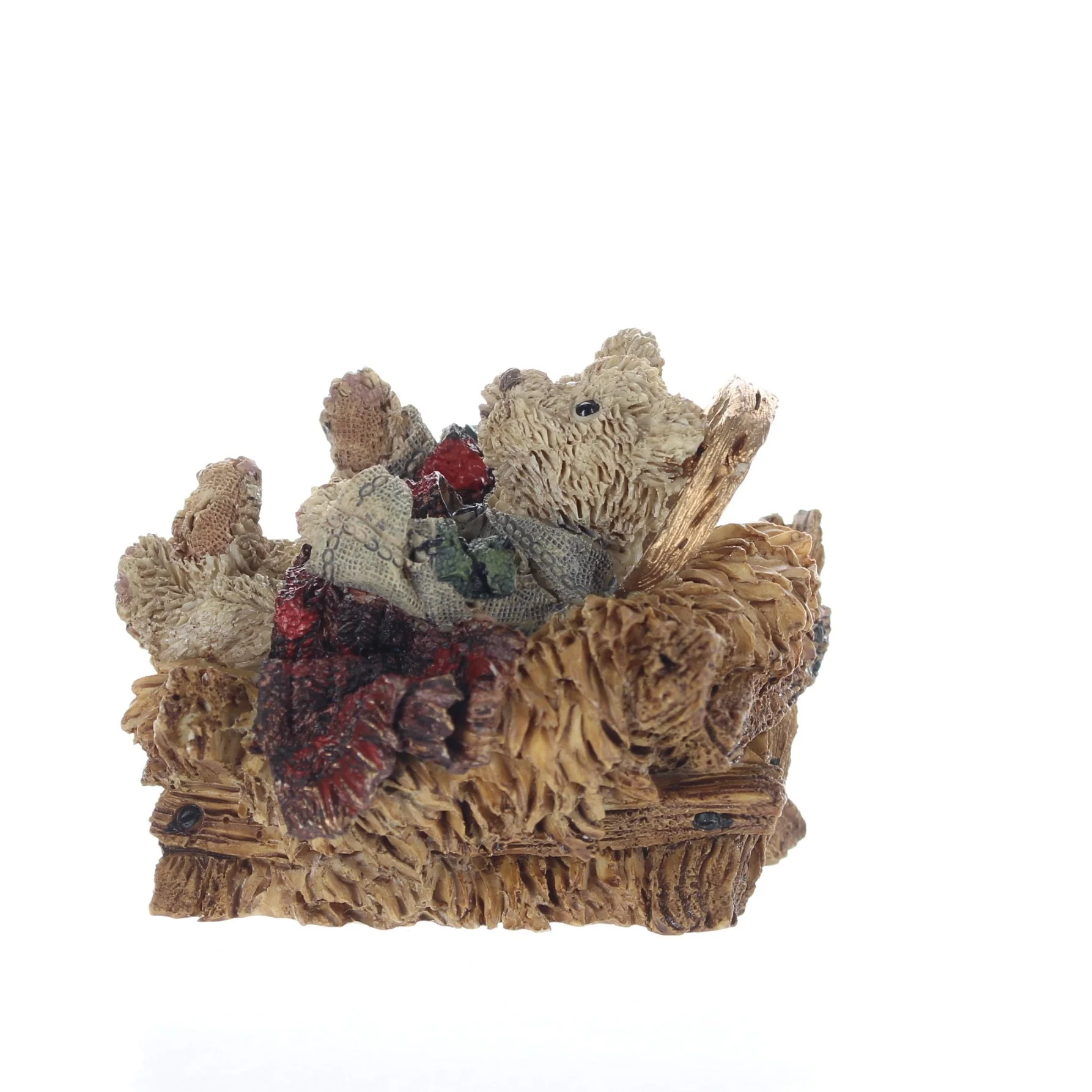 The Bearstone Collection Vintage 1995 Resin Figurine Baldwin As Baby Jesus 2403 - Image 3