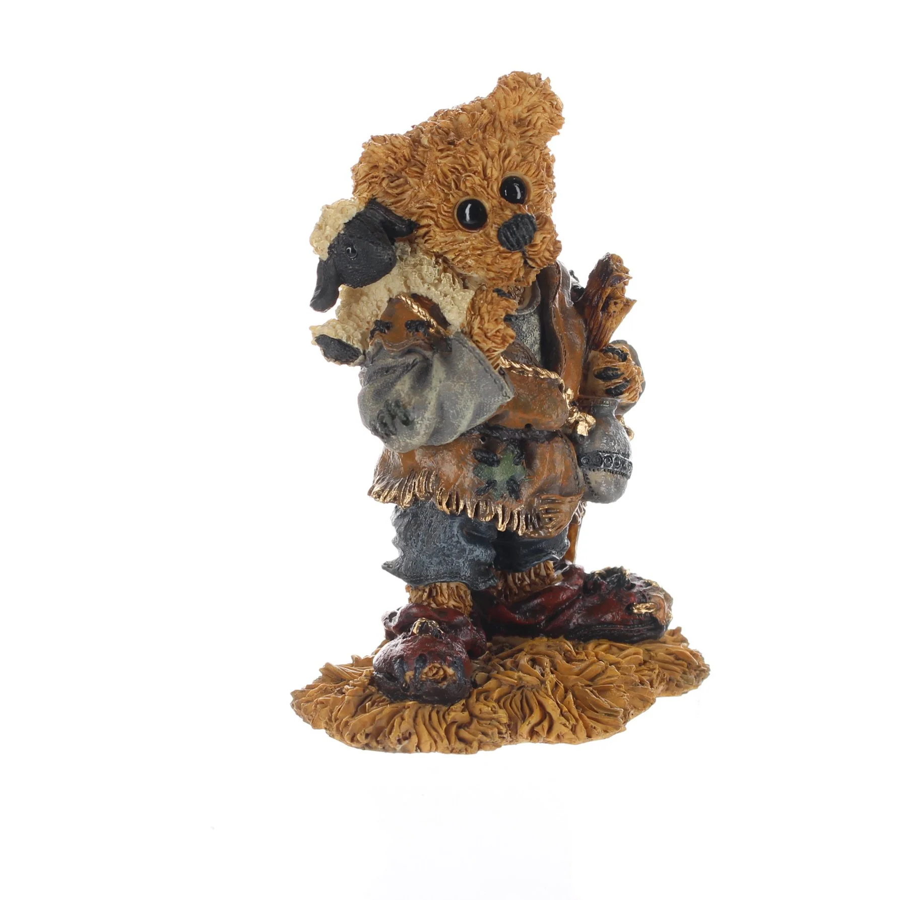 The Bearstone Collection Vintage 1997 Resin Figurine Bruceâ€¦as the Shepherd 2410 - Image 8