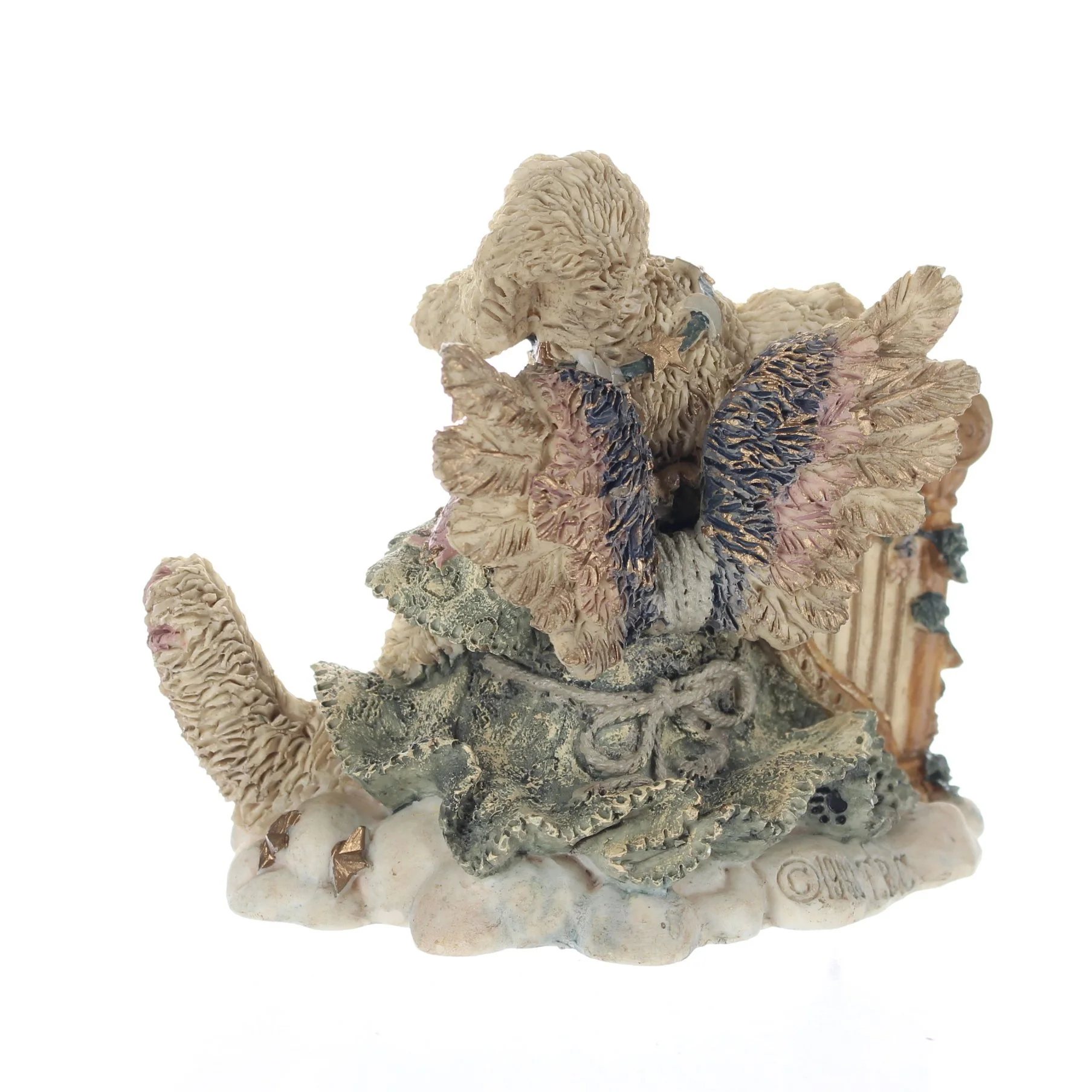 The Bearstone Collection Vintage 1993 Resin Figurine Celesteâ€¦The Angel Rabbit - Image 4