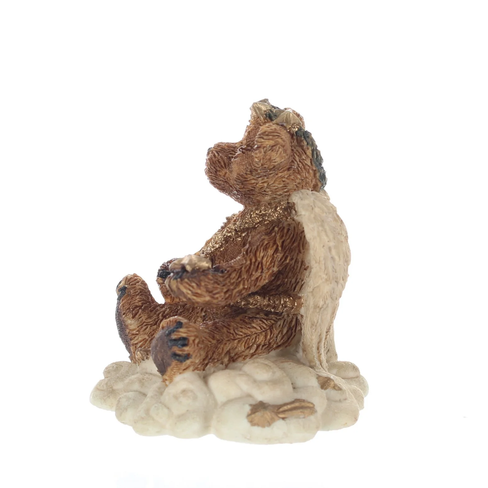 The Bearstone Collection Vintage 1994 Resin Figurine Clarence Angel Bear (RUST) - Image 3