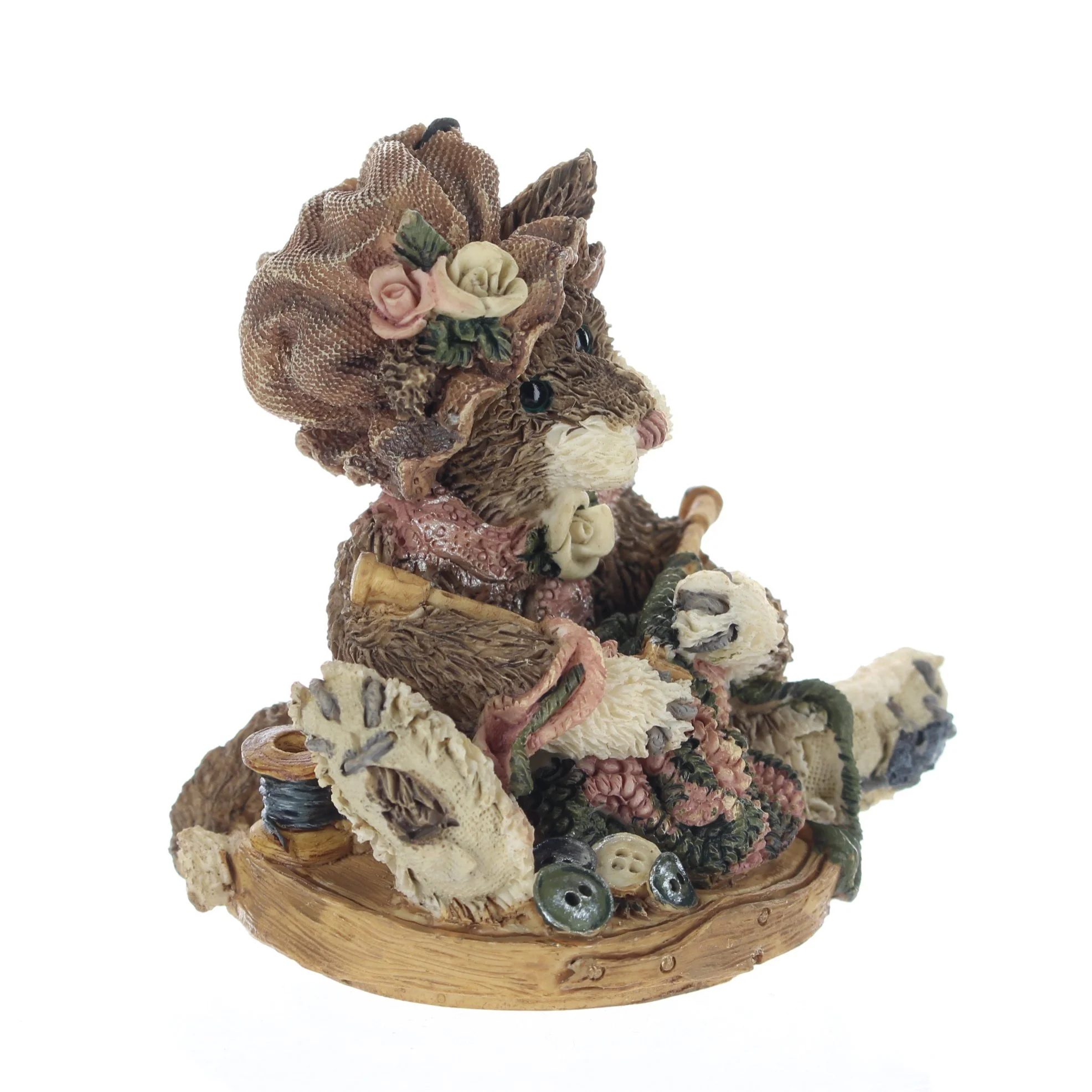 The Bearstone Collection Vintage  Resin Figurine Cookie Catbertâ€¦.Knittin' Kitten - Image 8