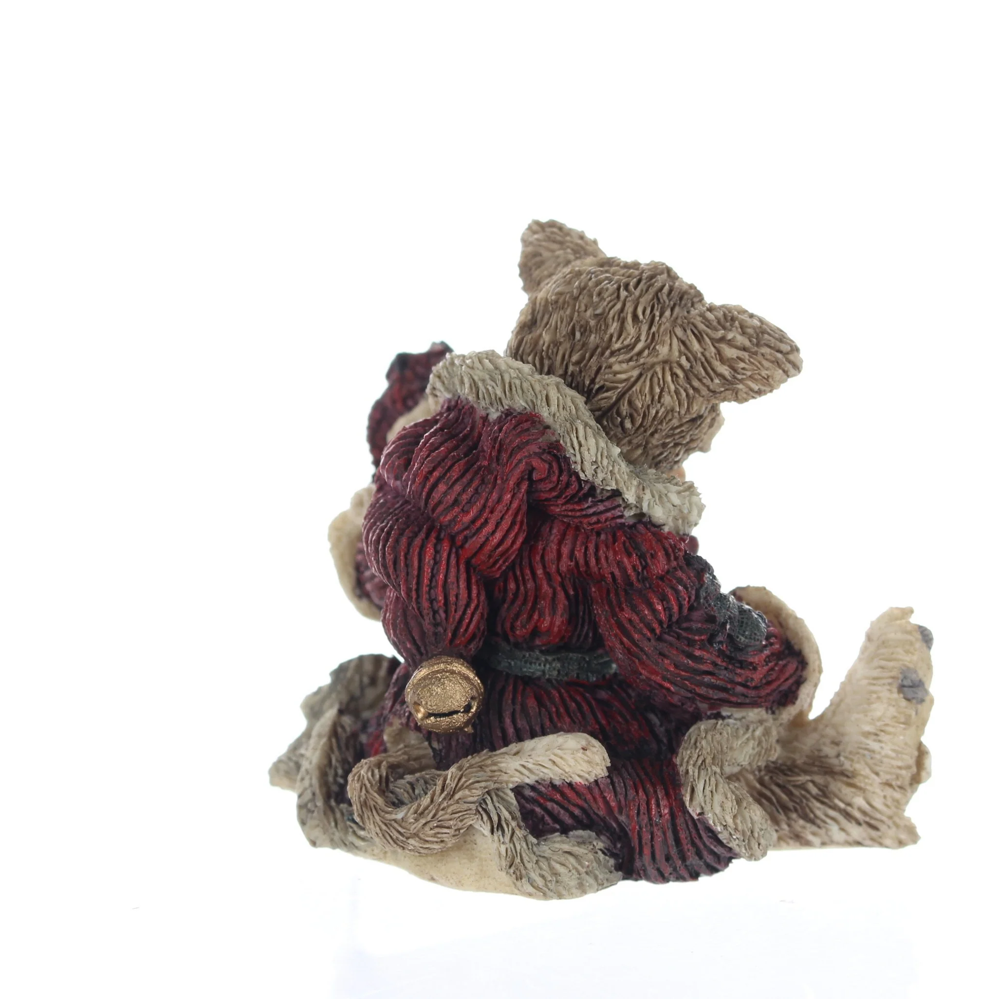 The Bearstone Collection Vintage 1994 Resin Figurine Cookie The Santa Cat 2237 - Image 6