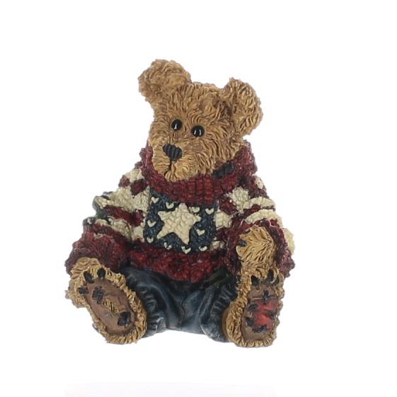 The Bearstone Collection Vintage Resin Figurine Eddieâ€¦Proud to Be A Bearmerican