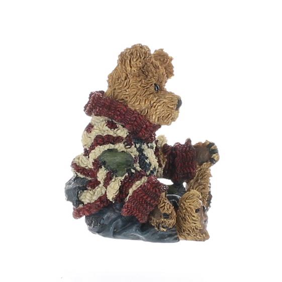 The Bearstone Collection Vintage Resin Figurine Eddieâ€¦Proud to Be A Bearmerican - Image 7