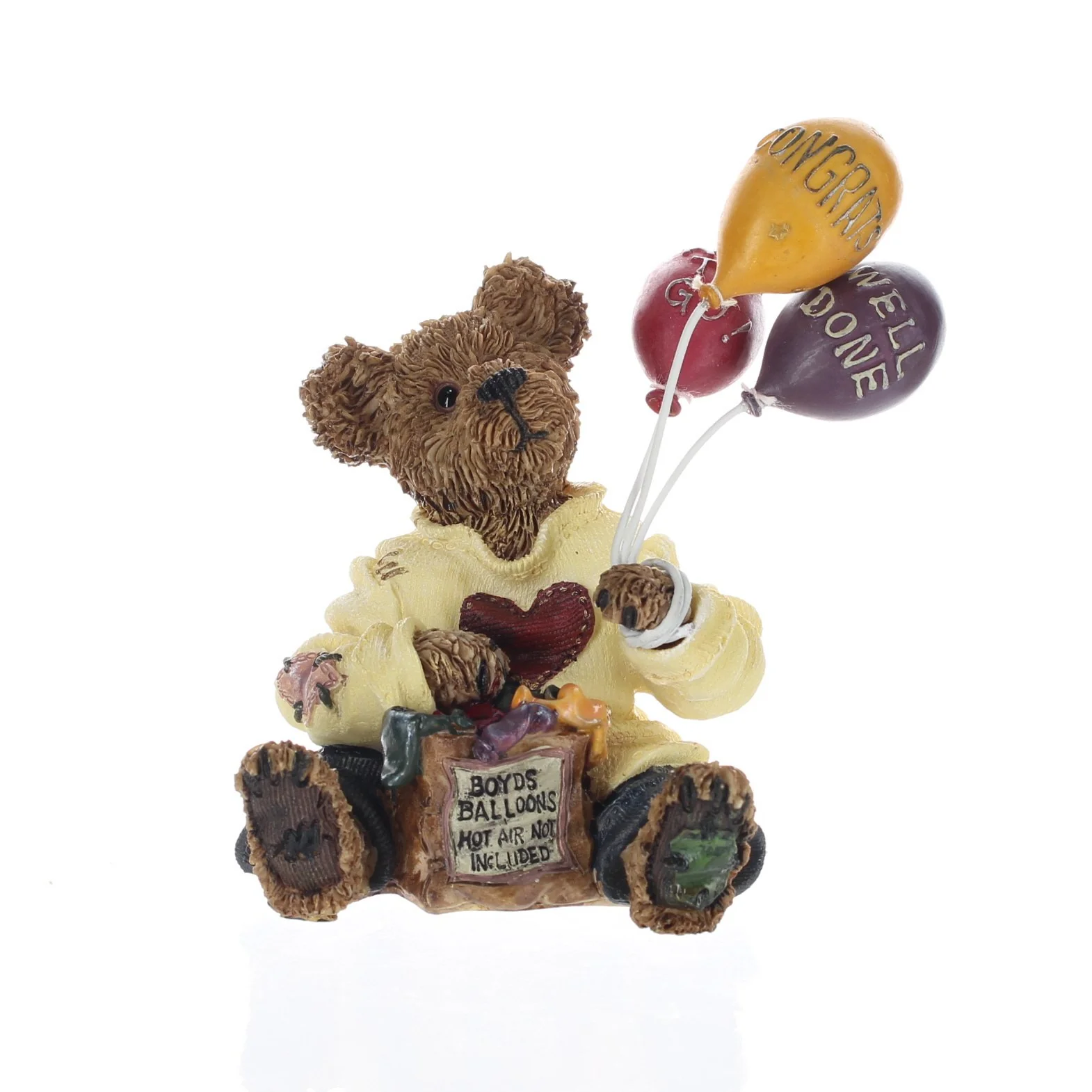 The Bearstone Collection Vintage 1999 Resin Figurine Goodfer You Bearâ€¦Way to Go