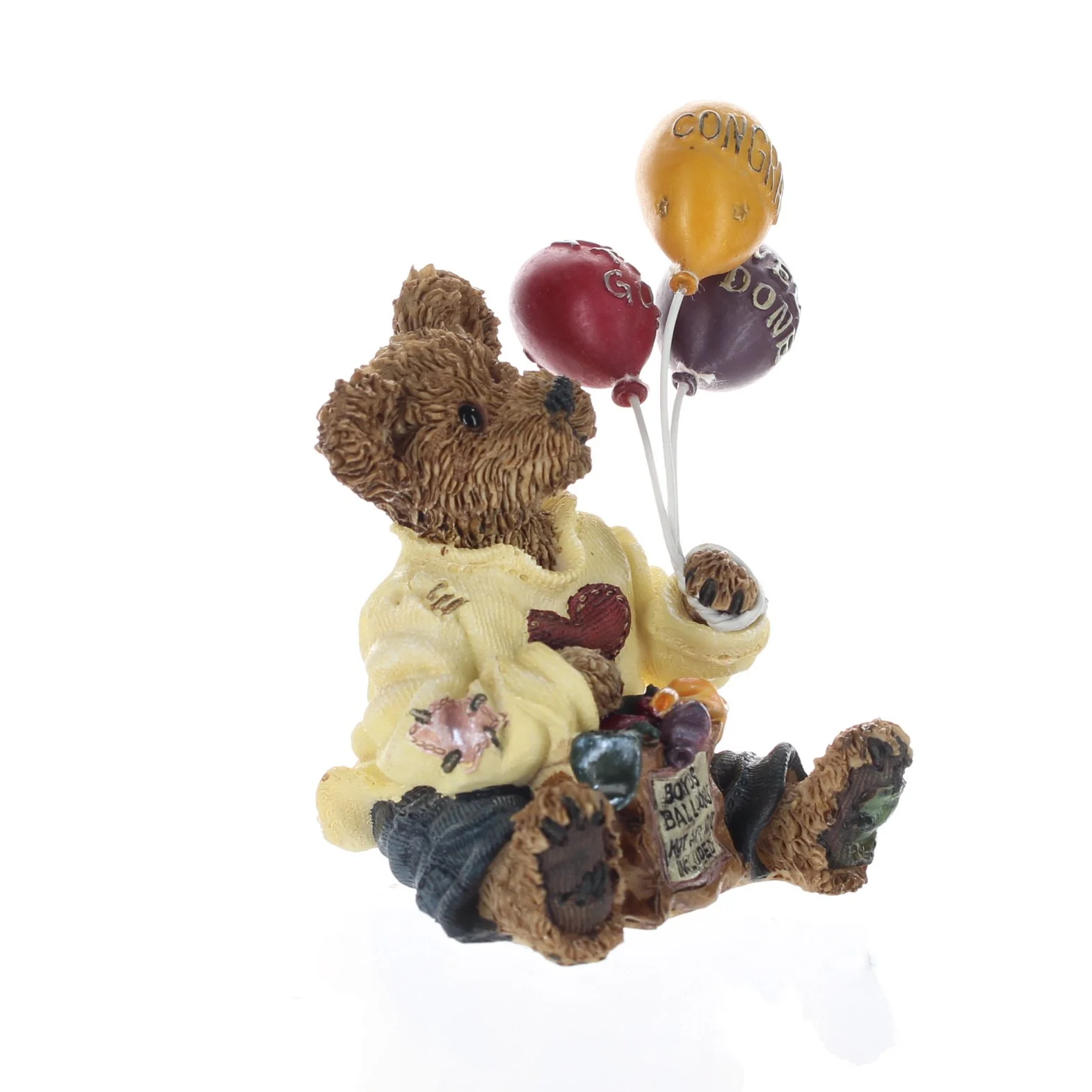 The Bearstone Collection Vintage 1999 Resin Figurine Goodfer You Bearâ€¦Way to Go - Image 8