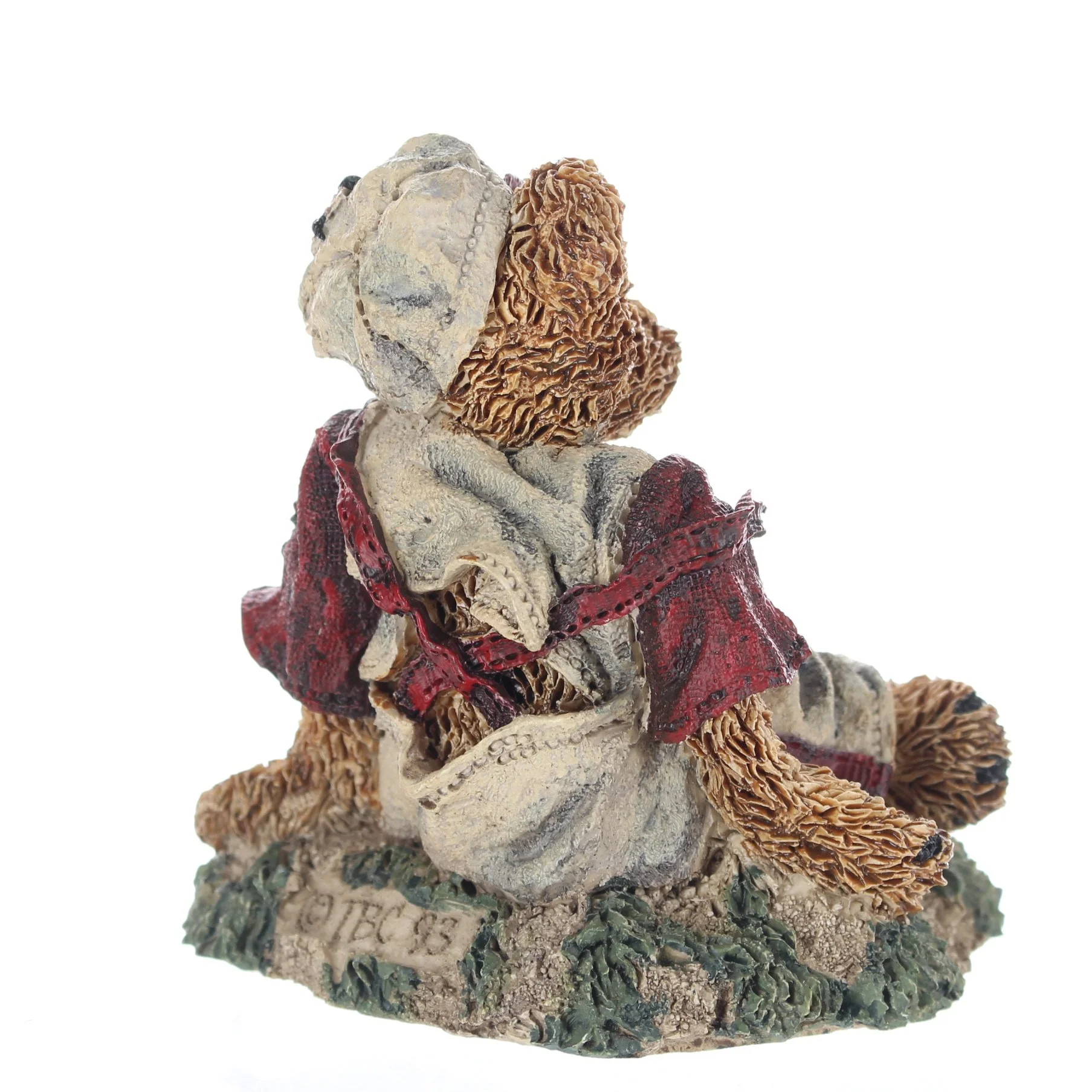 The Bearstone Collection Vintage 1993 Resin Figurine Homer/Baseball Bear 2225 - Image 6